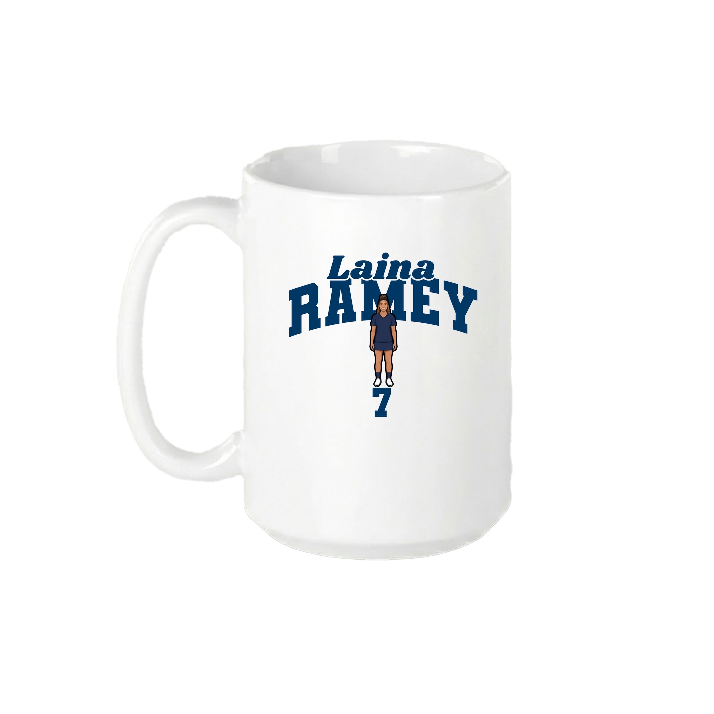 15oz Coffee Mug — Signature Arch in White
