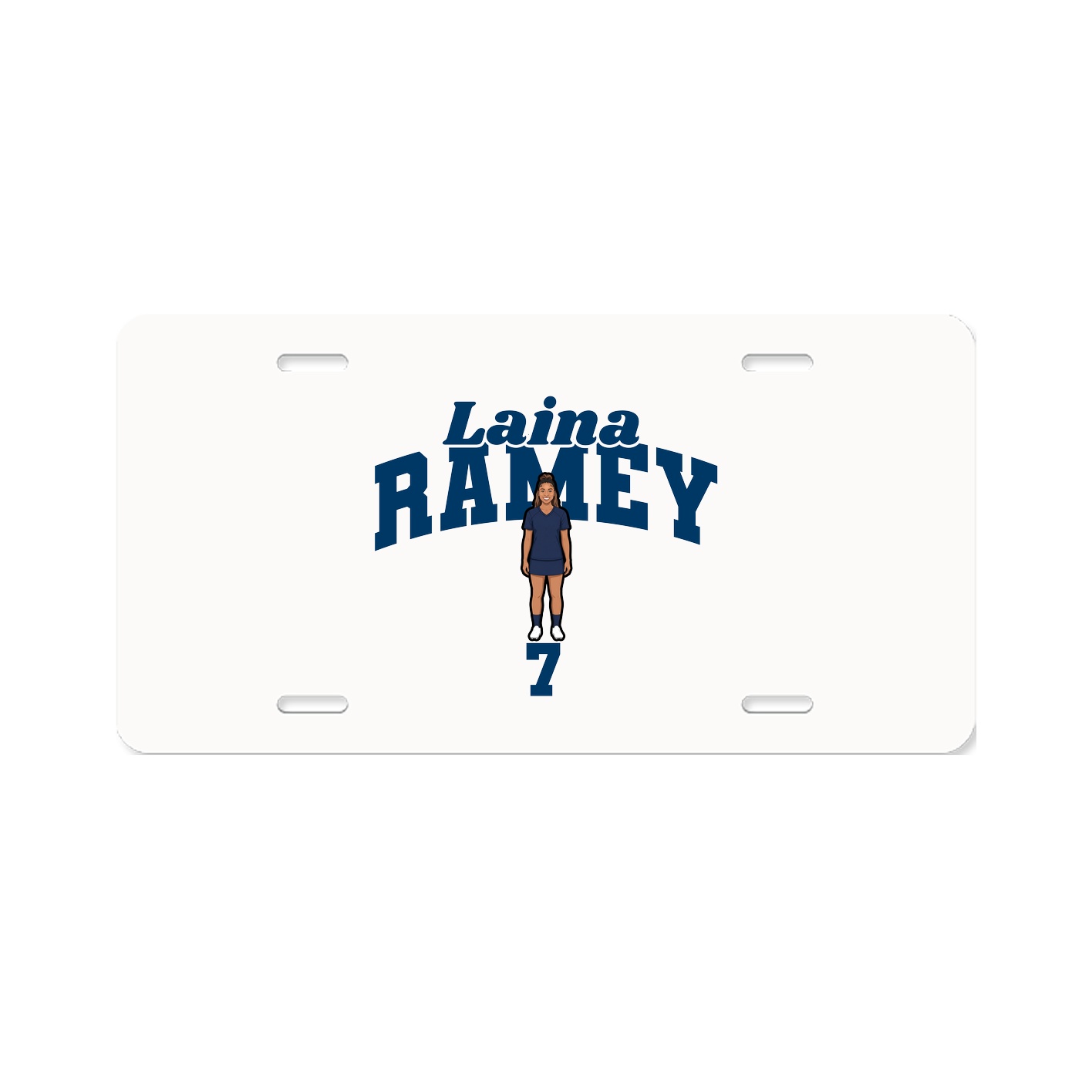 License Plate — Signature Arch in Classic
