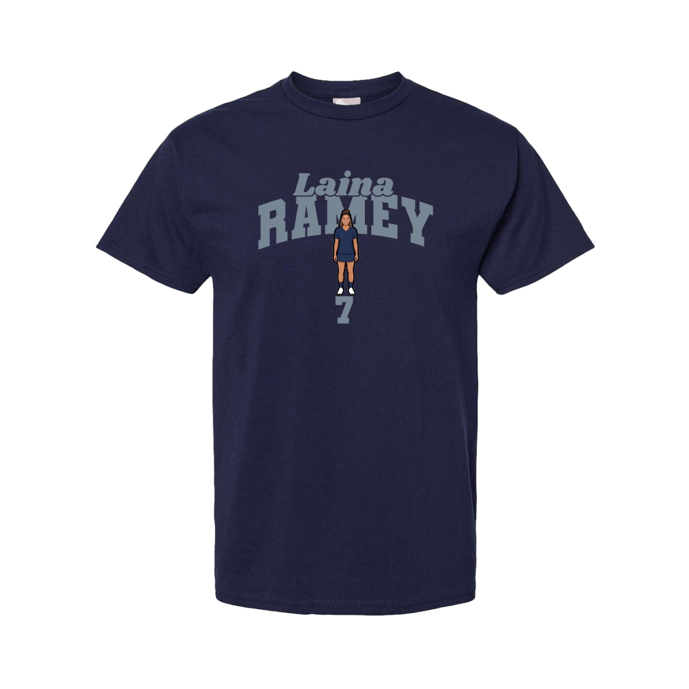 Youth Tee — Signature Arch in Navy