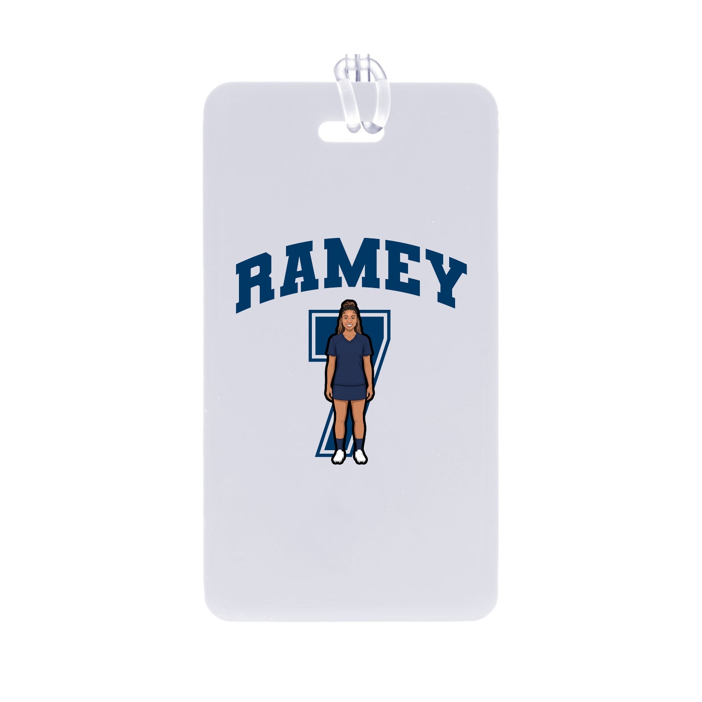 Bag Tag — Number in Classic