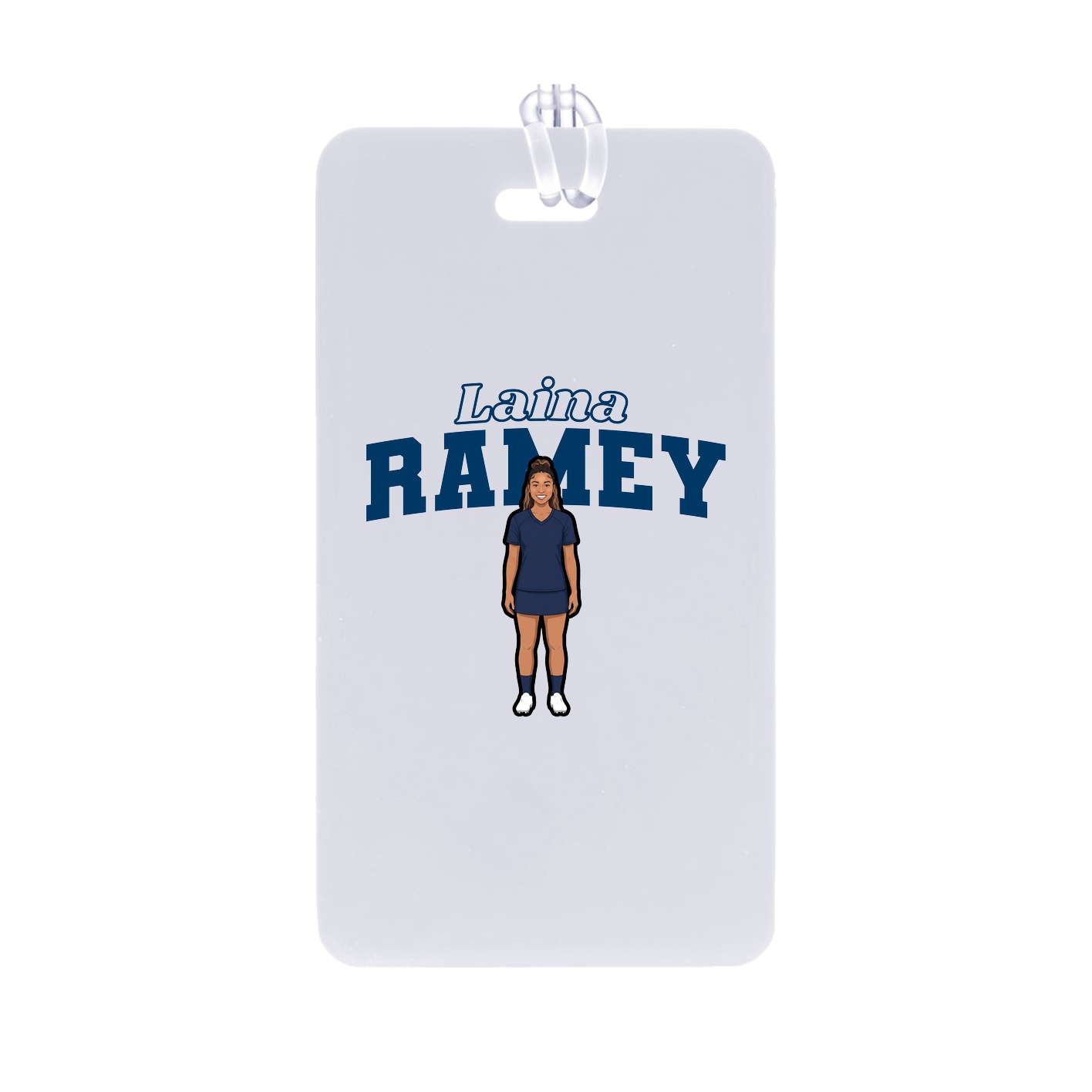 Bag Tag — Name Arch in Classic