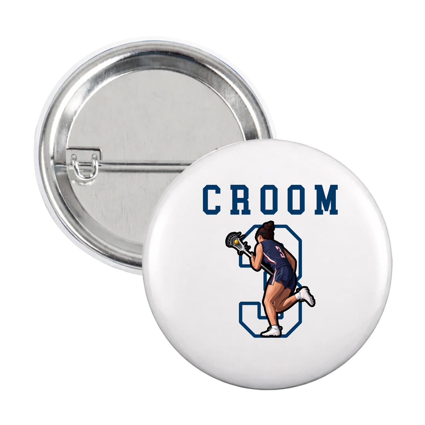Game Day Button — Shirsey in White