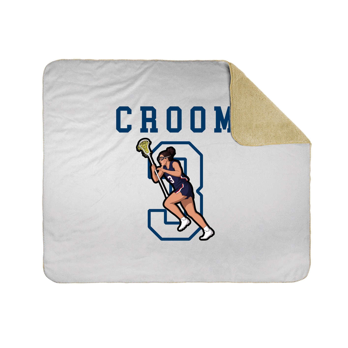 Throw Blanket — Shirsey in White