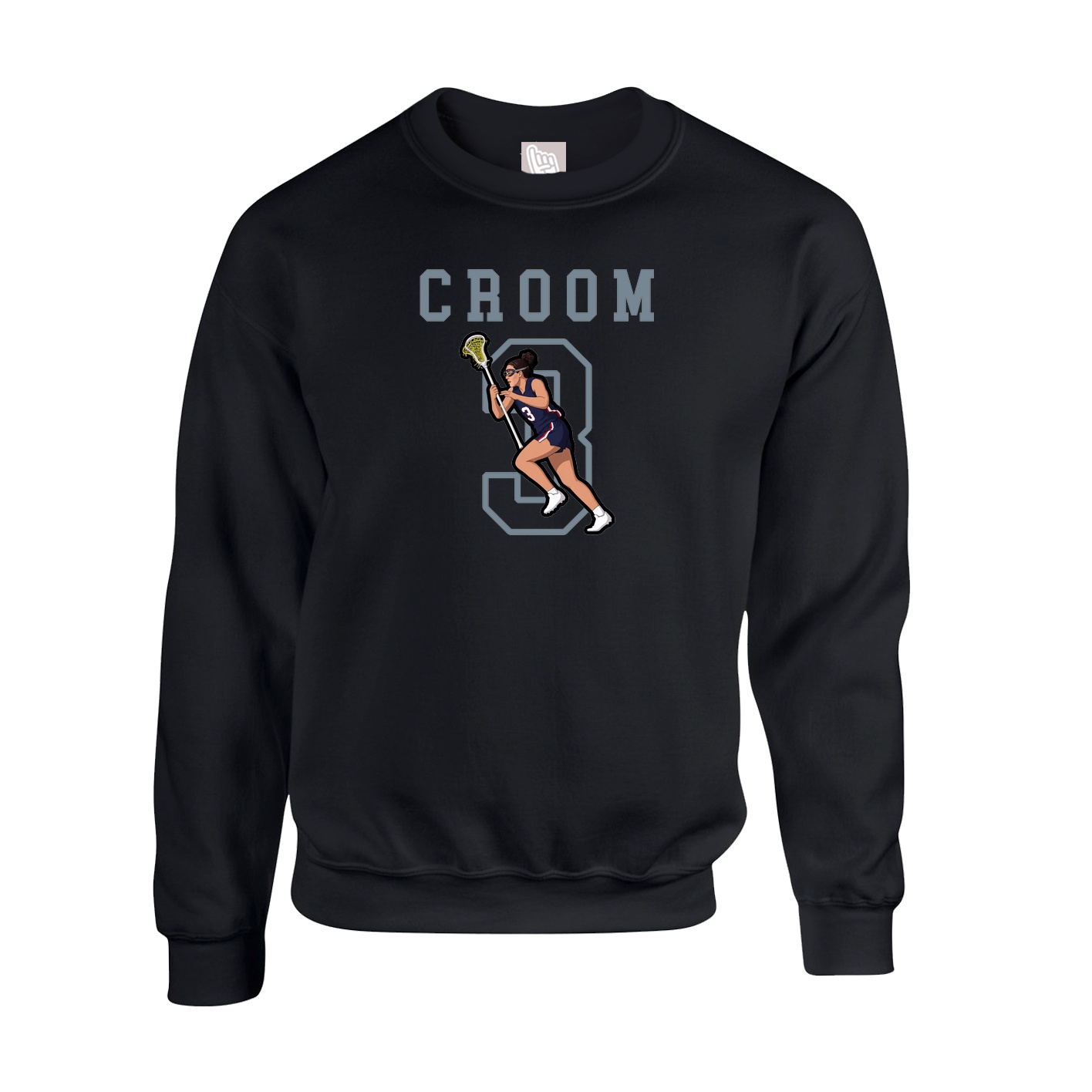 Fleece Crew — Shirsey in Black