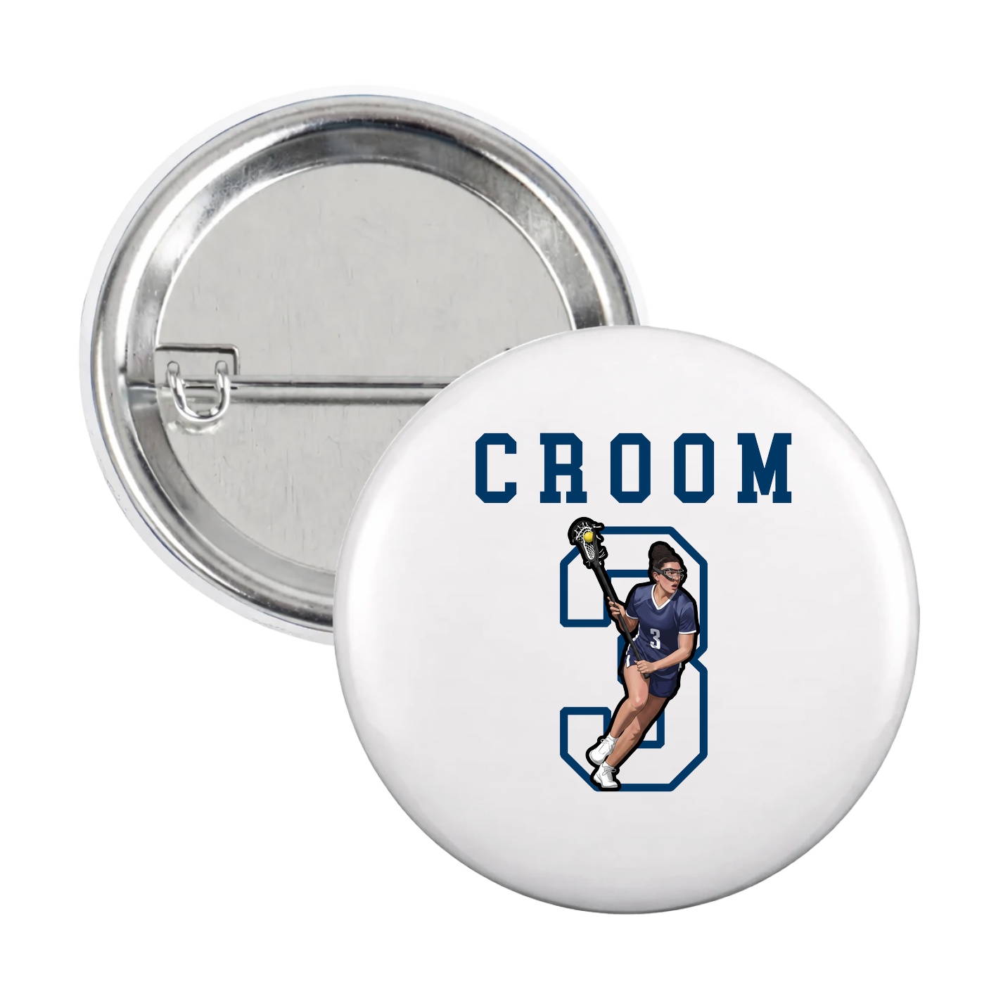 Game Day Button — Shirsey in White
