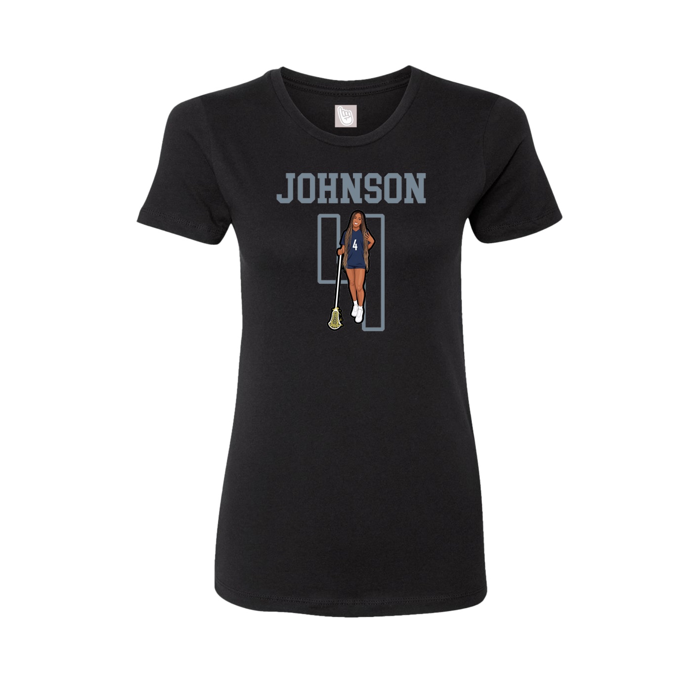 Fitted Women's Tee — Shirsey in Black