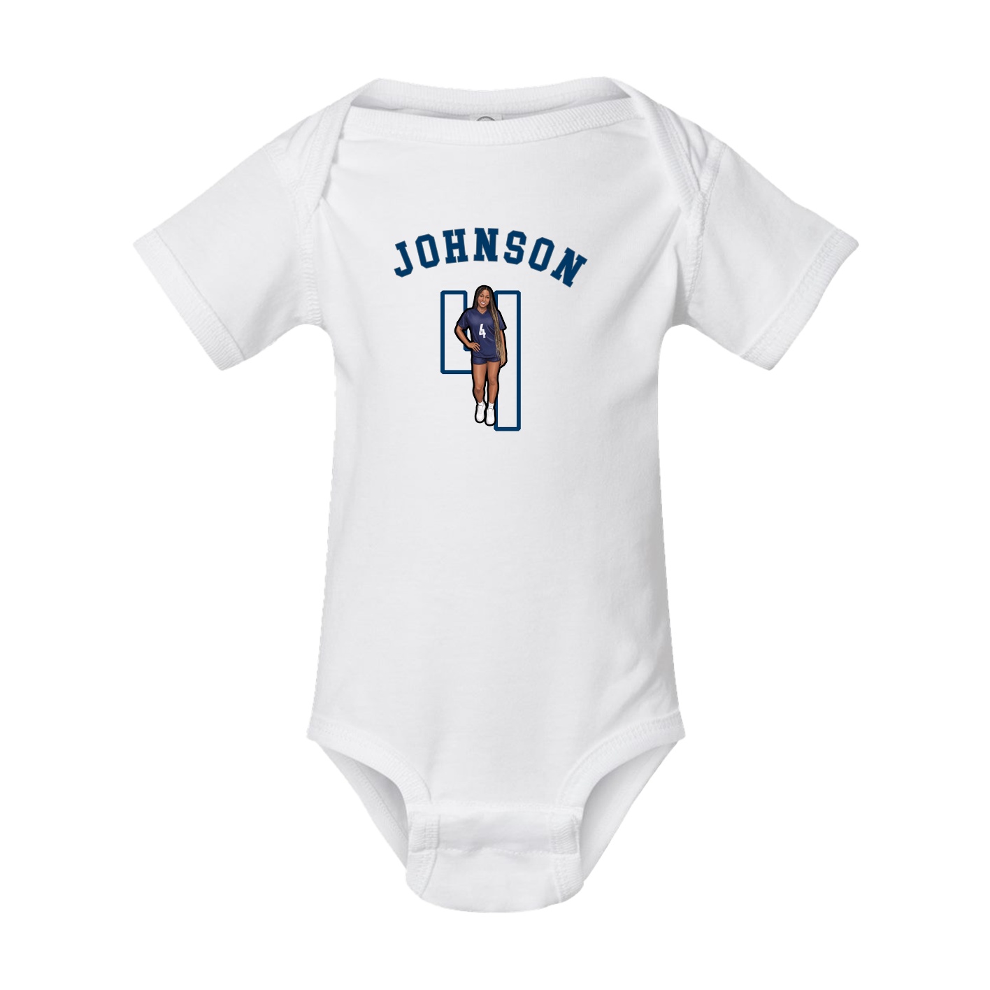 Baby Onesie — Shirsey Arch in White
