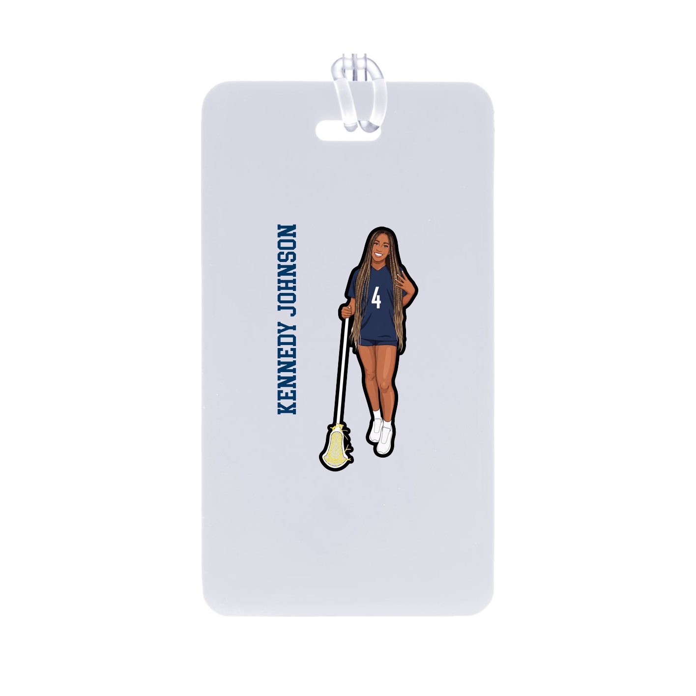 Bag Tag — Name Vertical in Classic