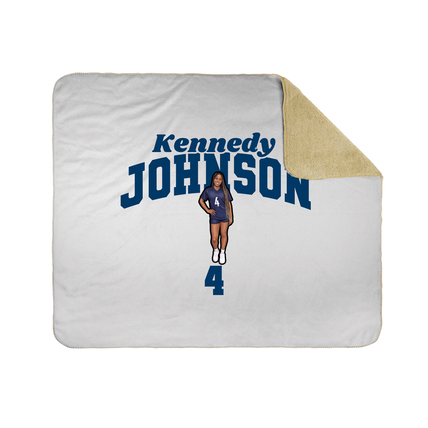 Throw Blanket — Signature Arch in White