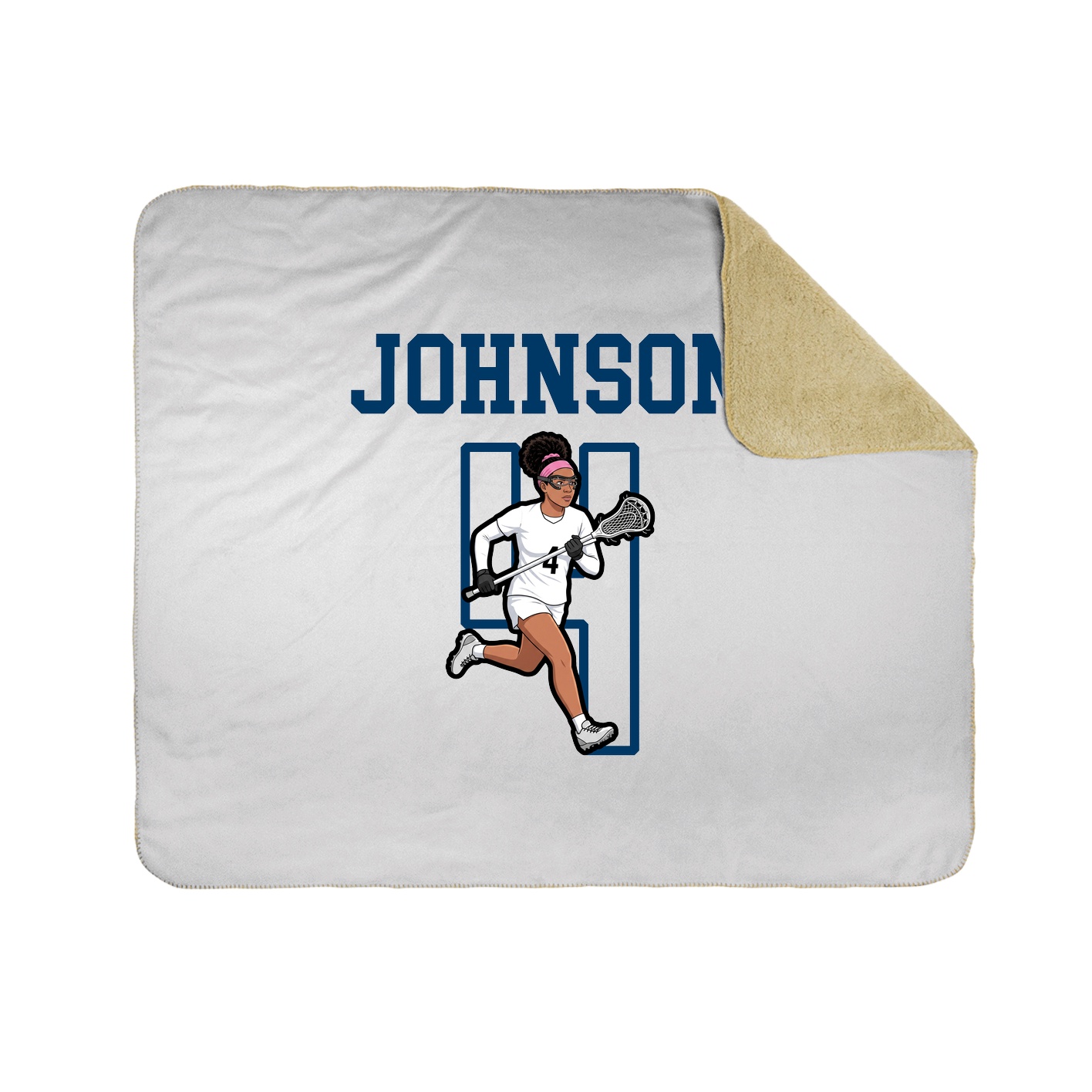 Throw Blanket — Shirsey in White