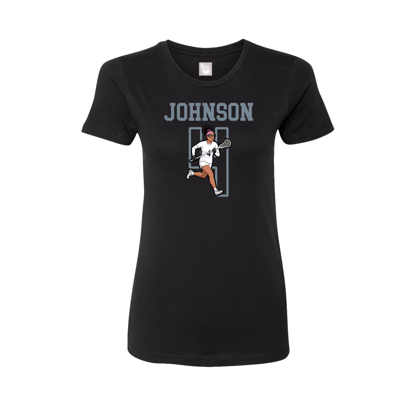 Fitted Women's Tee — Shirsey in Black