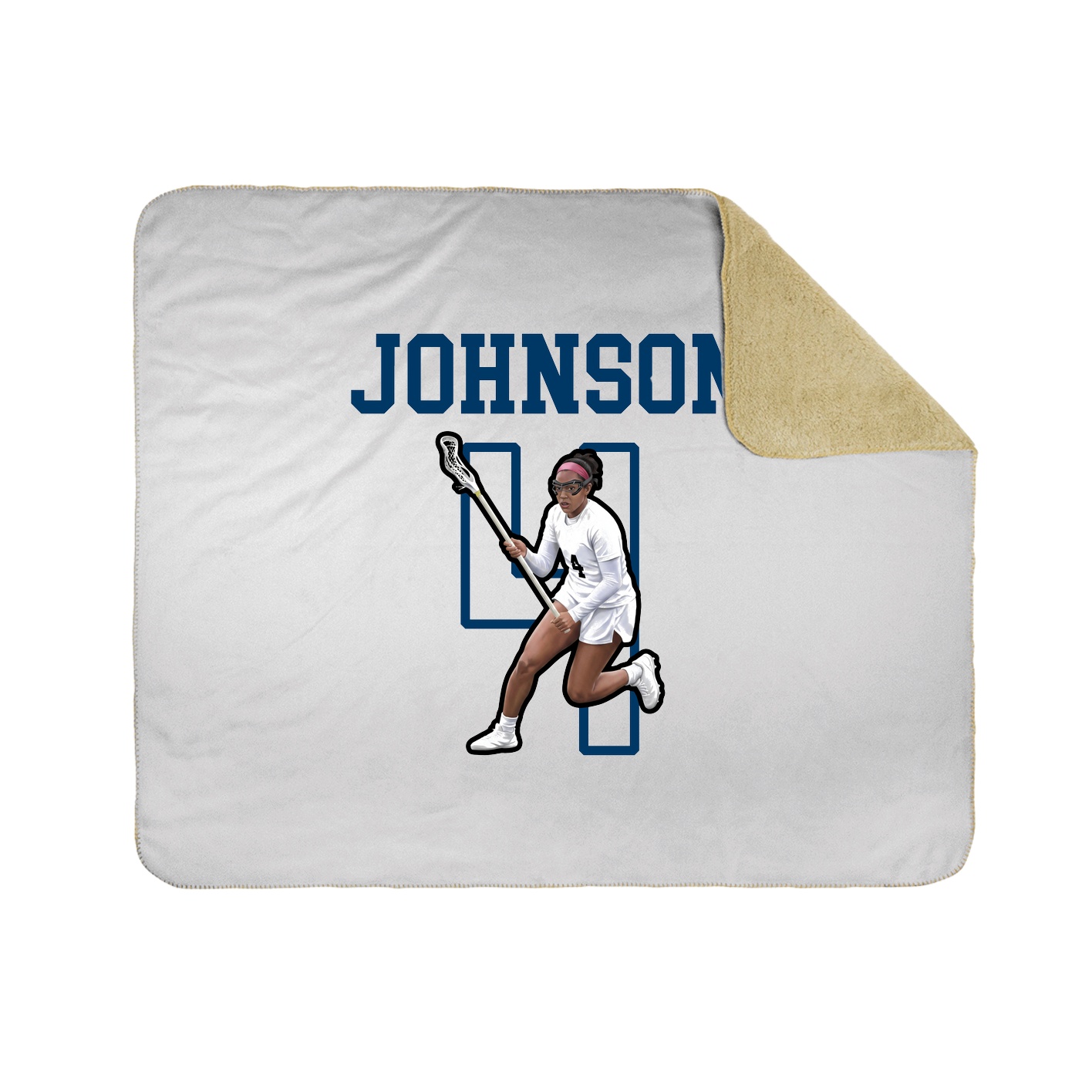Throw Blanket — Shirsey in White