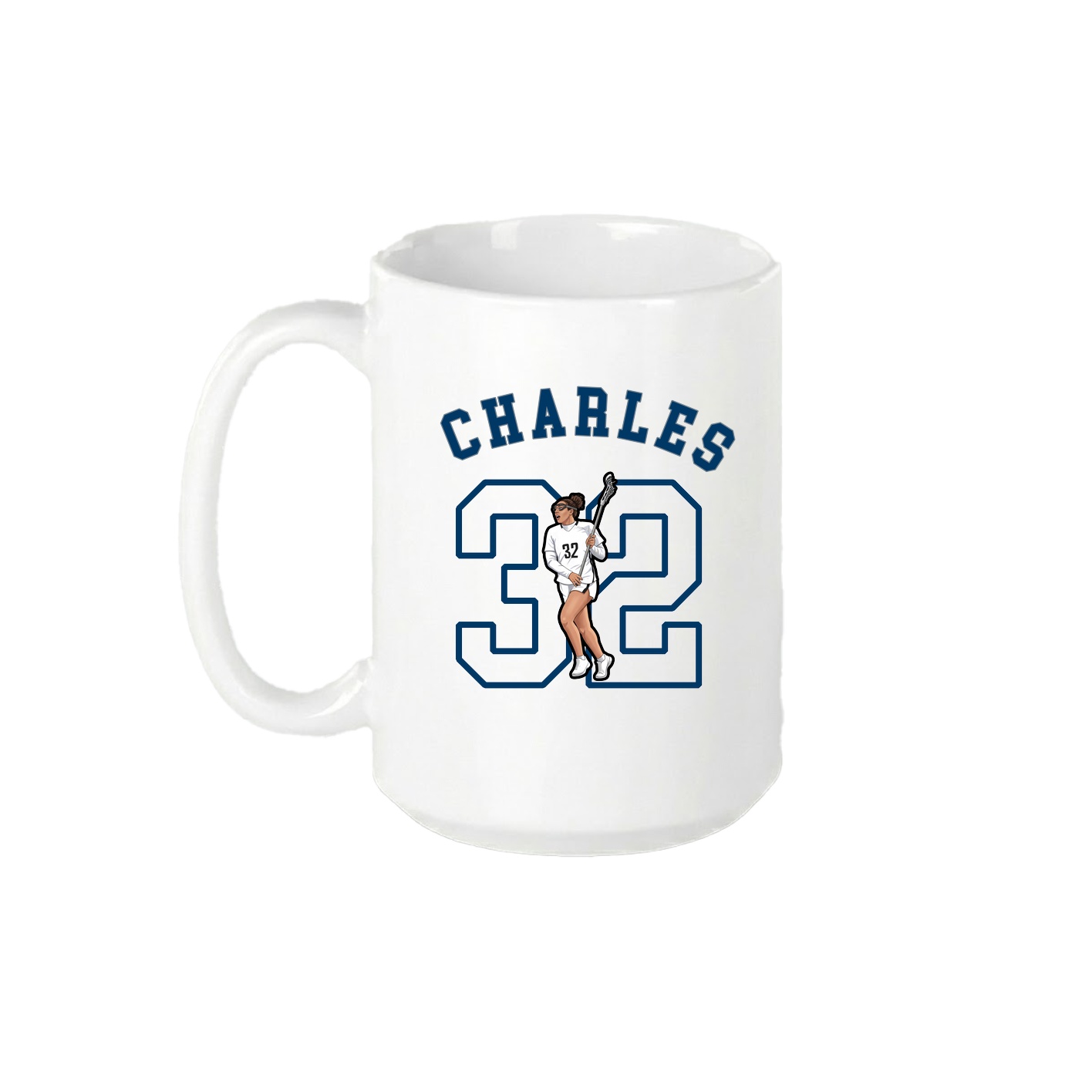 15oz Coffee Mug — Shirsey Arch in White