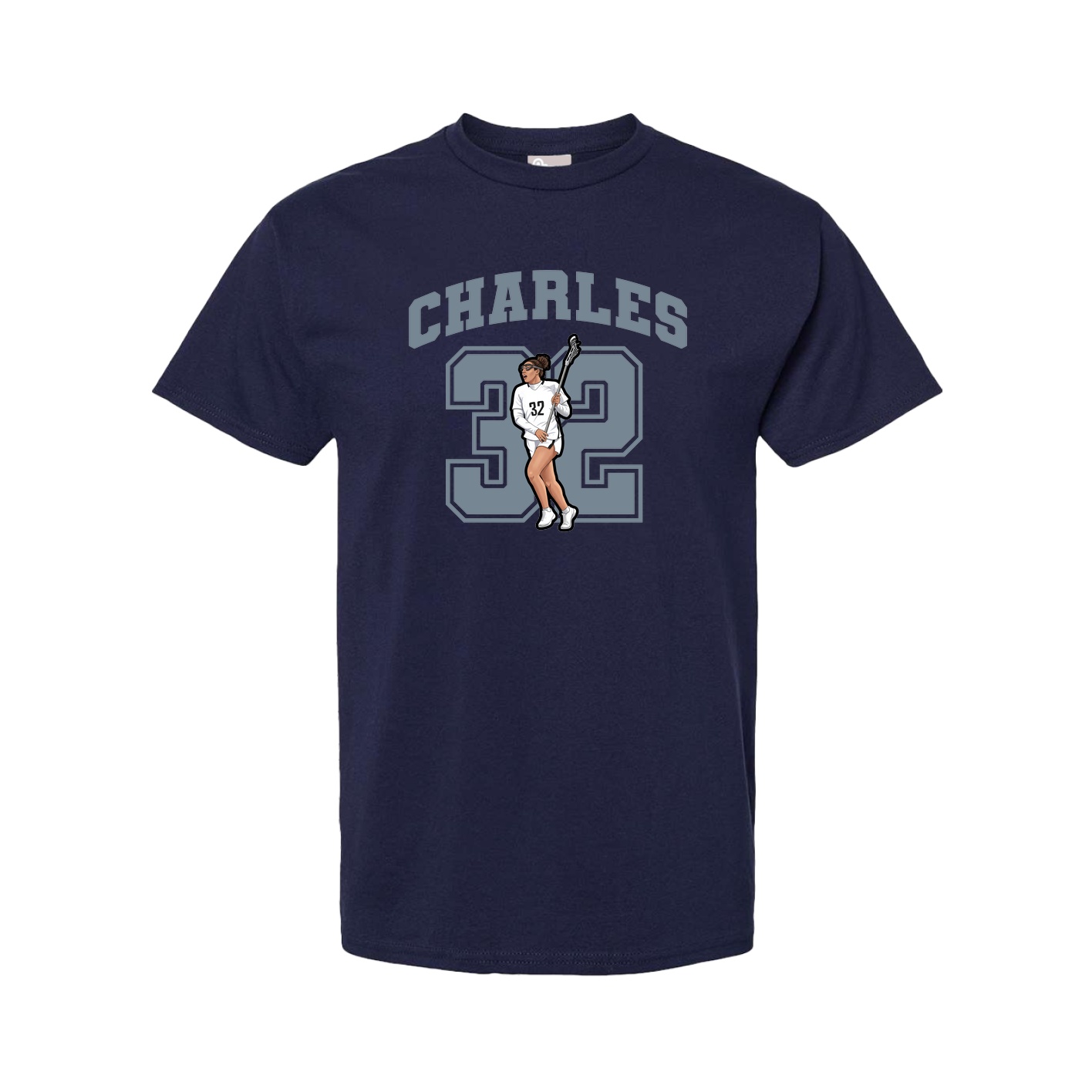 Tee — Number in Navy