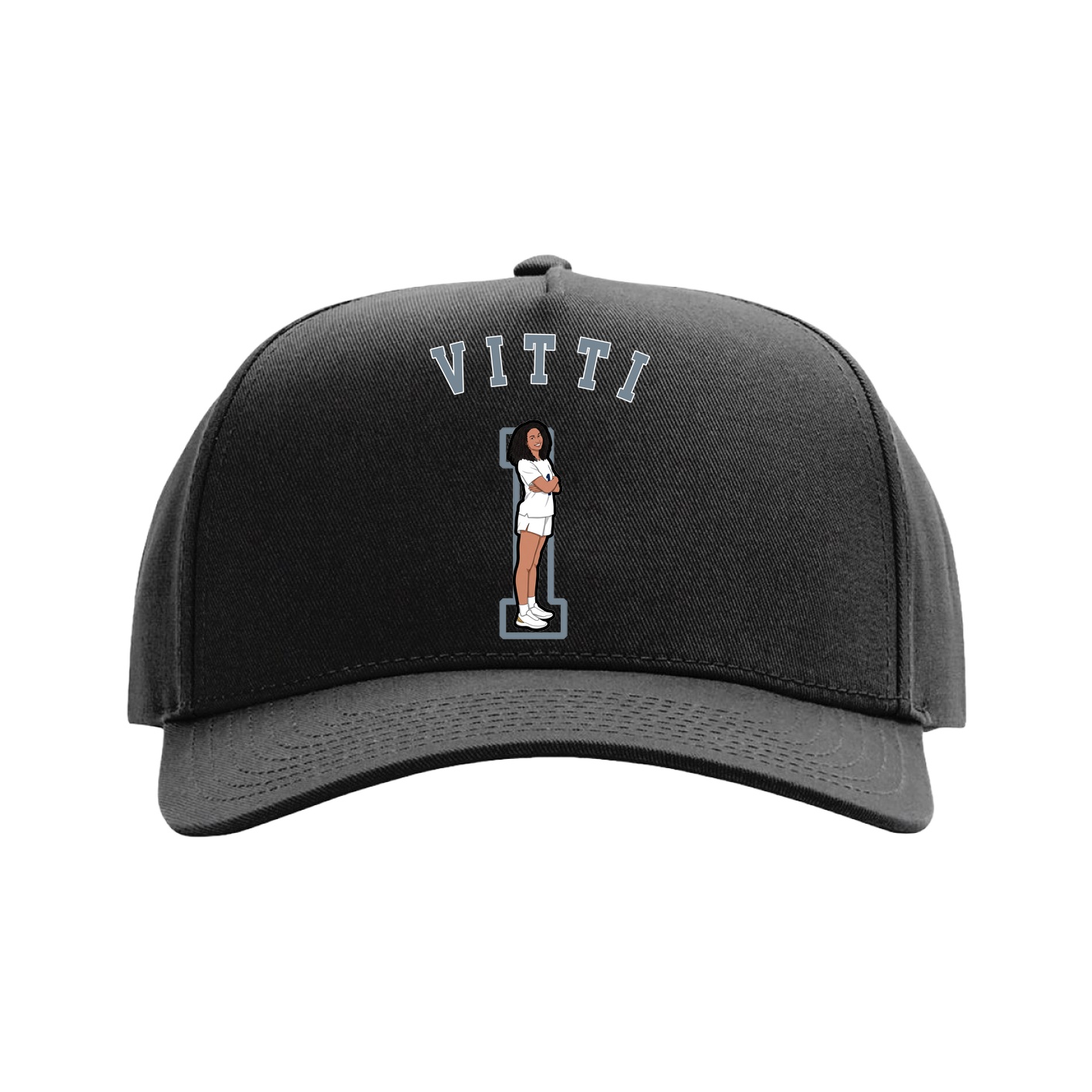 Full Fabric Five-Panel Champ Cap
