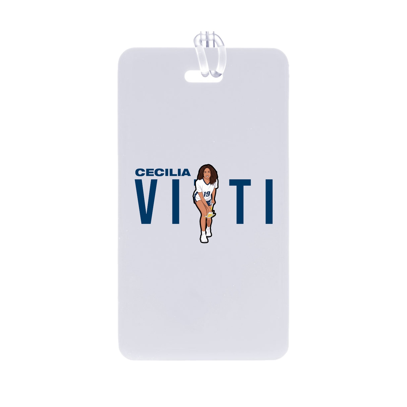 Bag Tag — Player Name in Classic