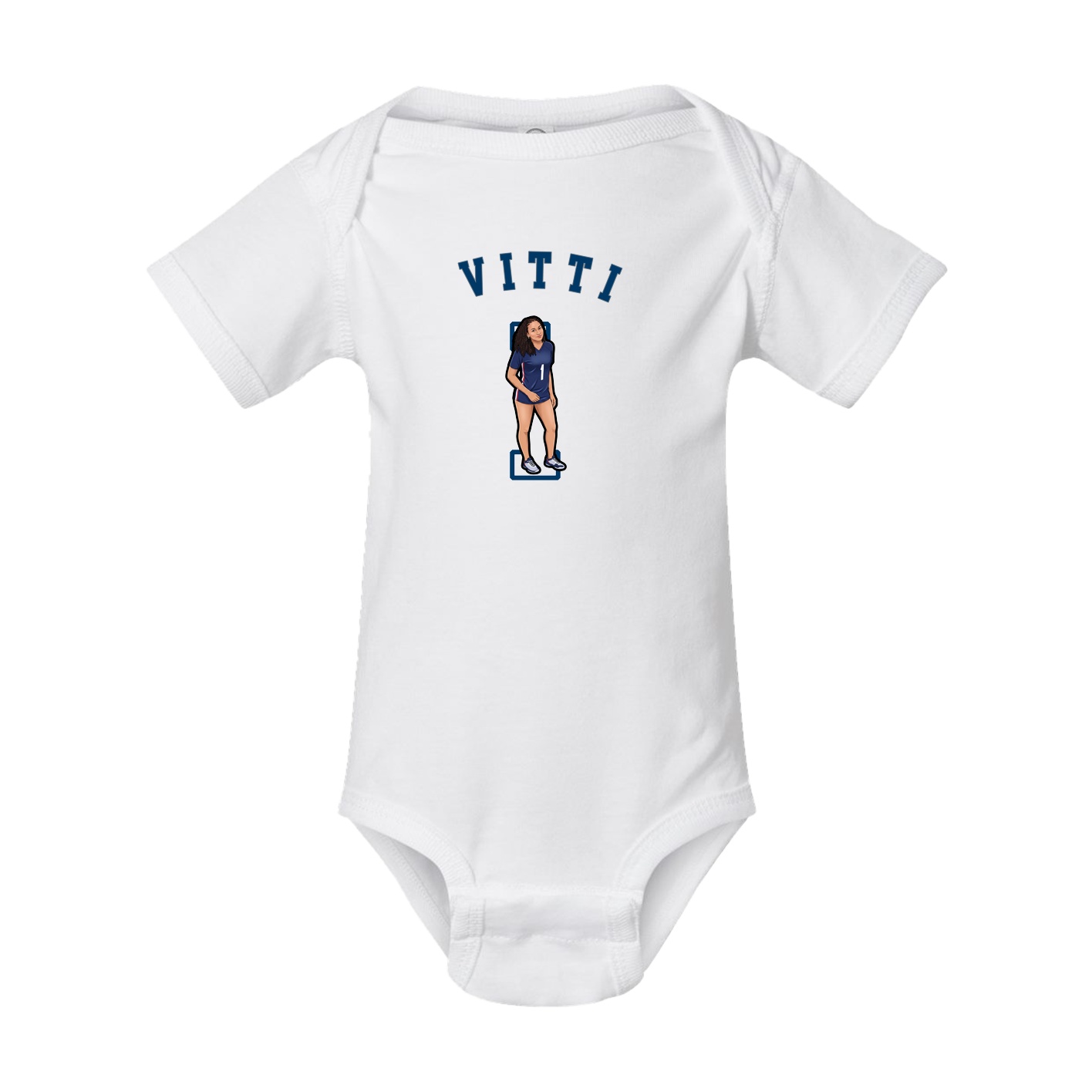 Baby Onesie — Shirsey Arch in White