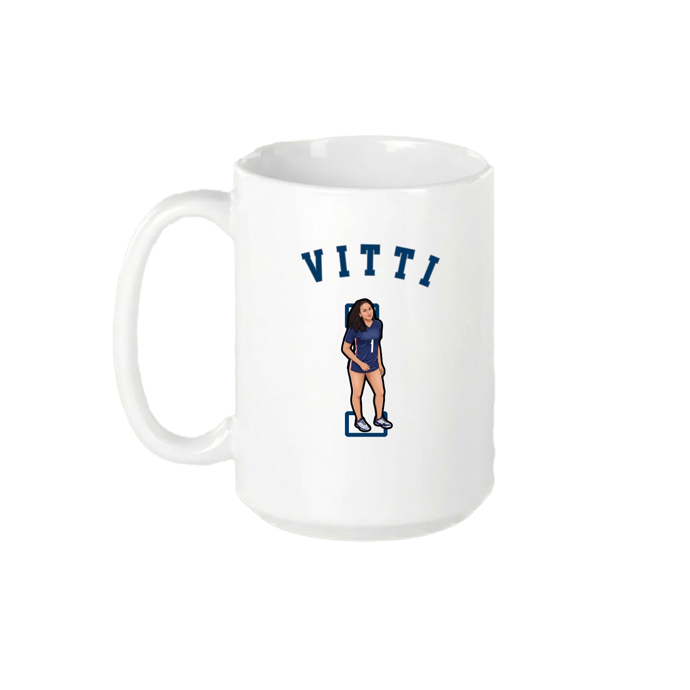 15oz Coffee Mug — Shirsey Arch in White
