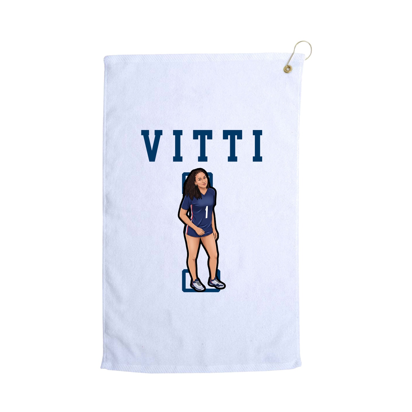 Golf Towel — Shirsey in White