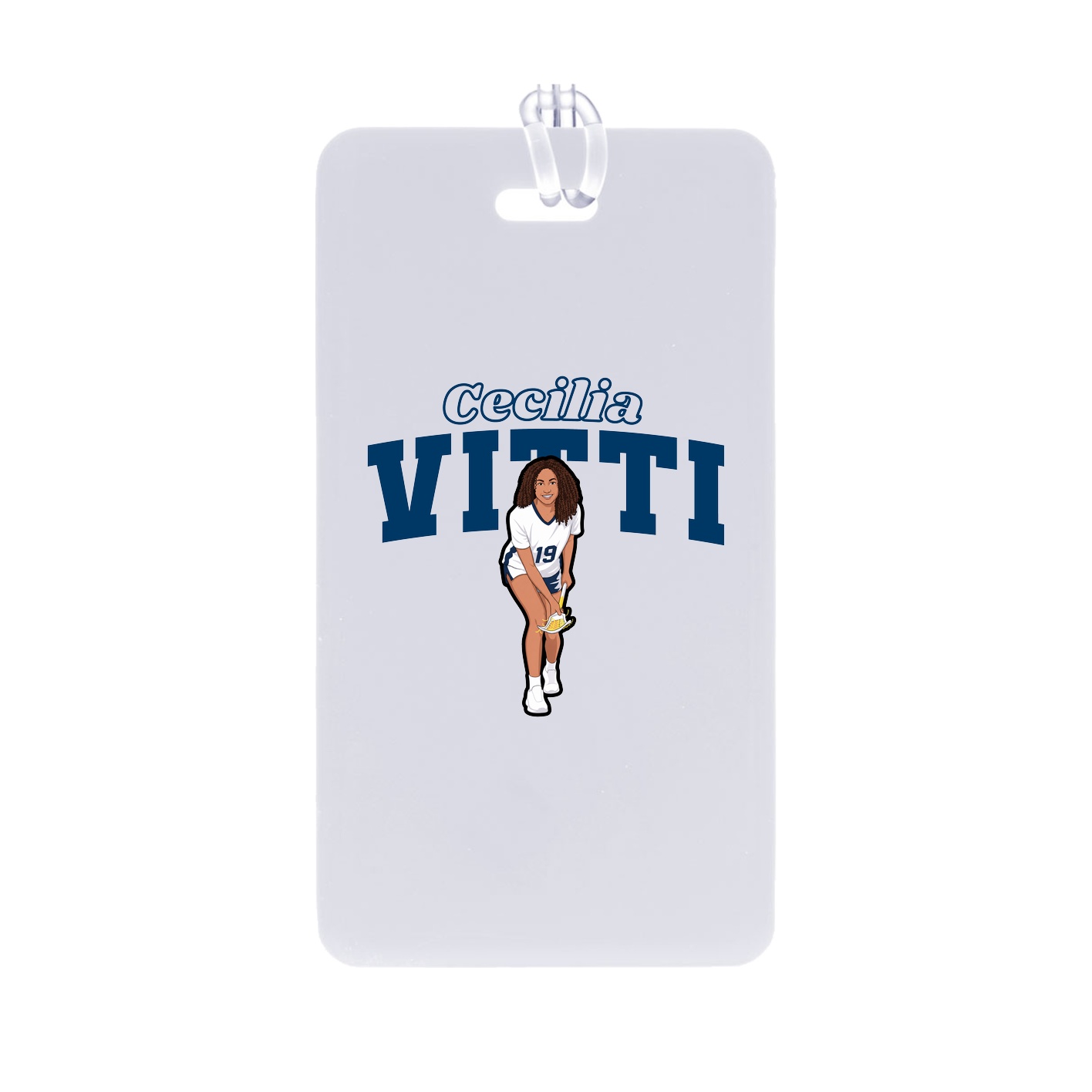 Bag Tag — Name Arch in Classic