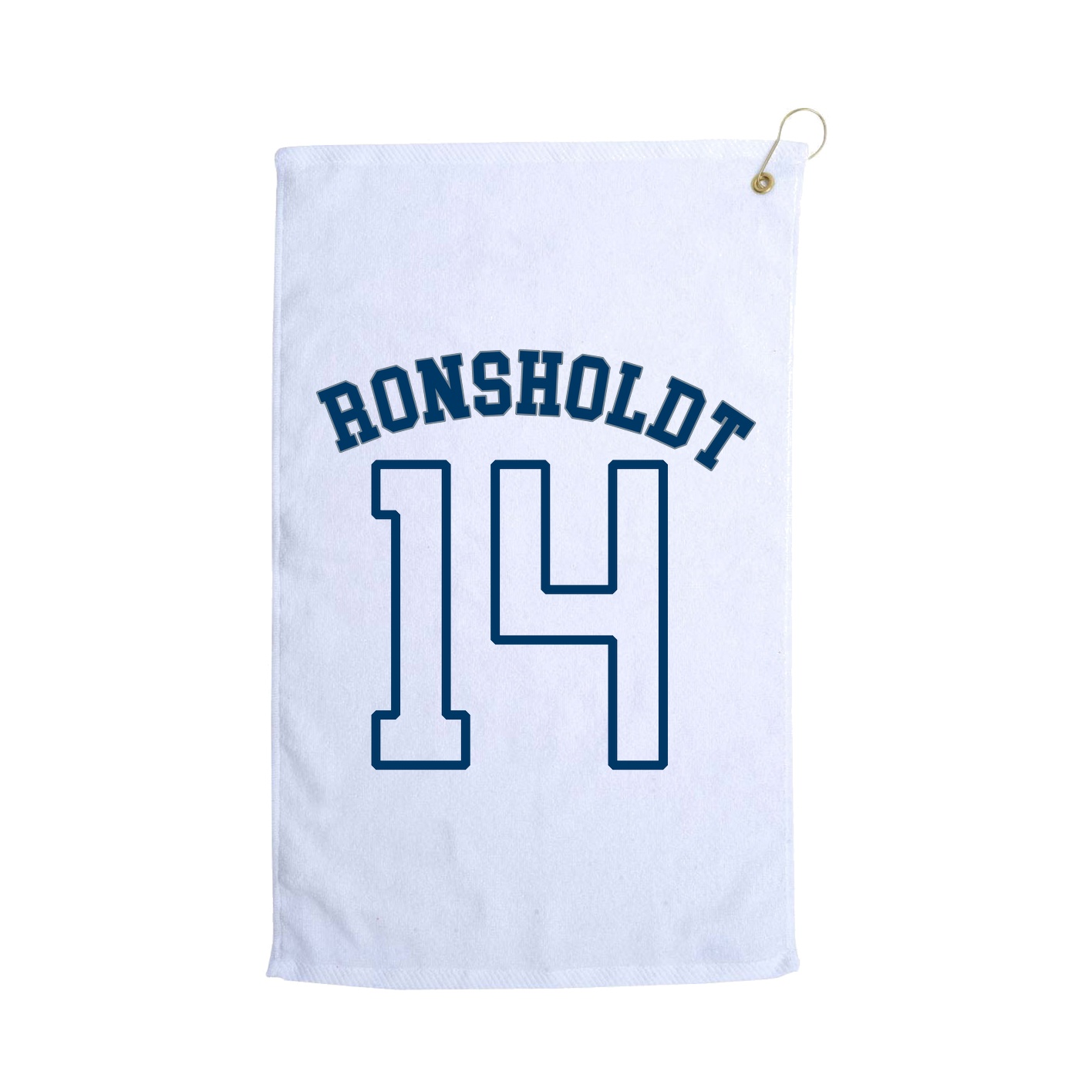 Golf Towel — Shirsey Arch in White