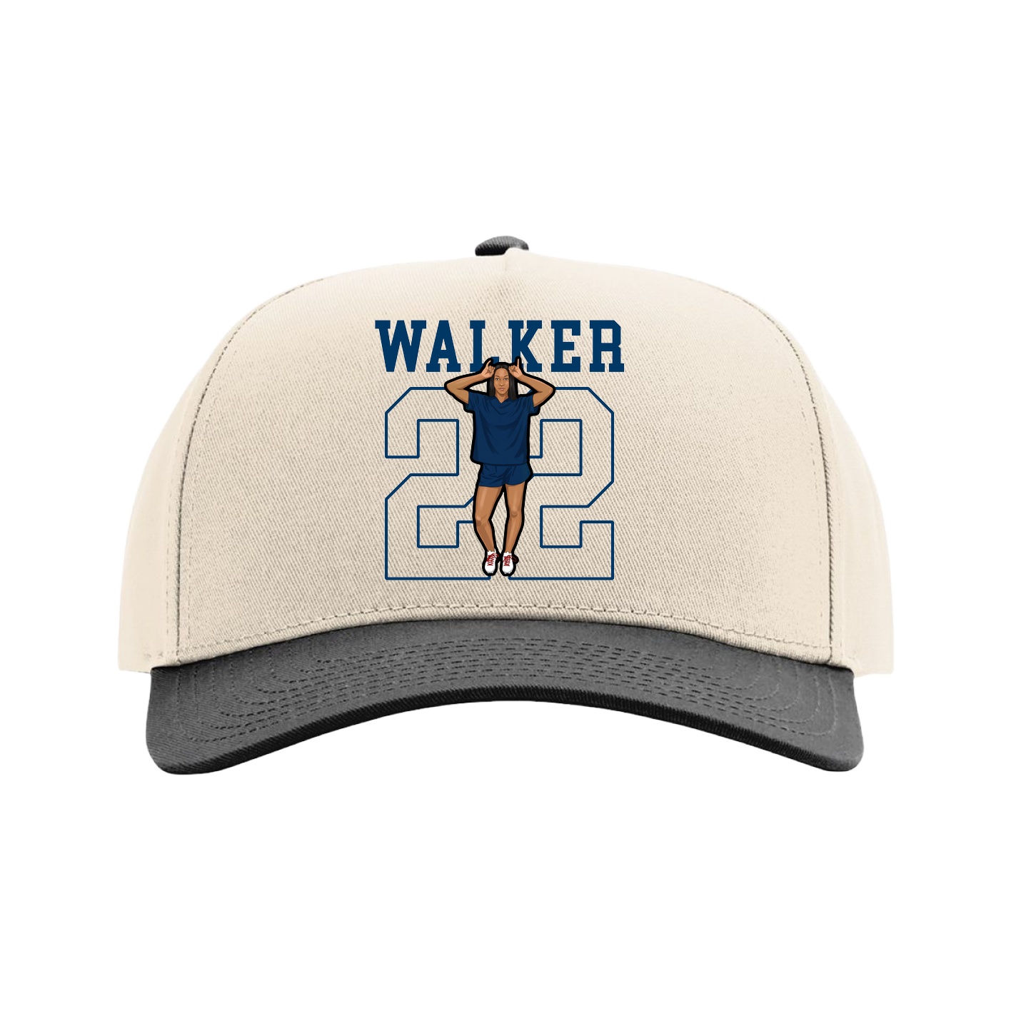 Full Fabric Five-Panel Champ Cap