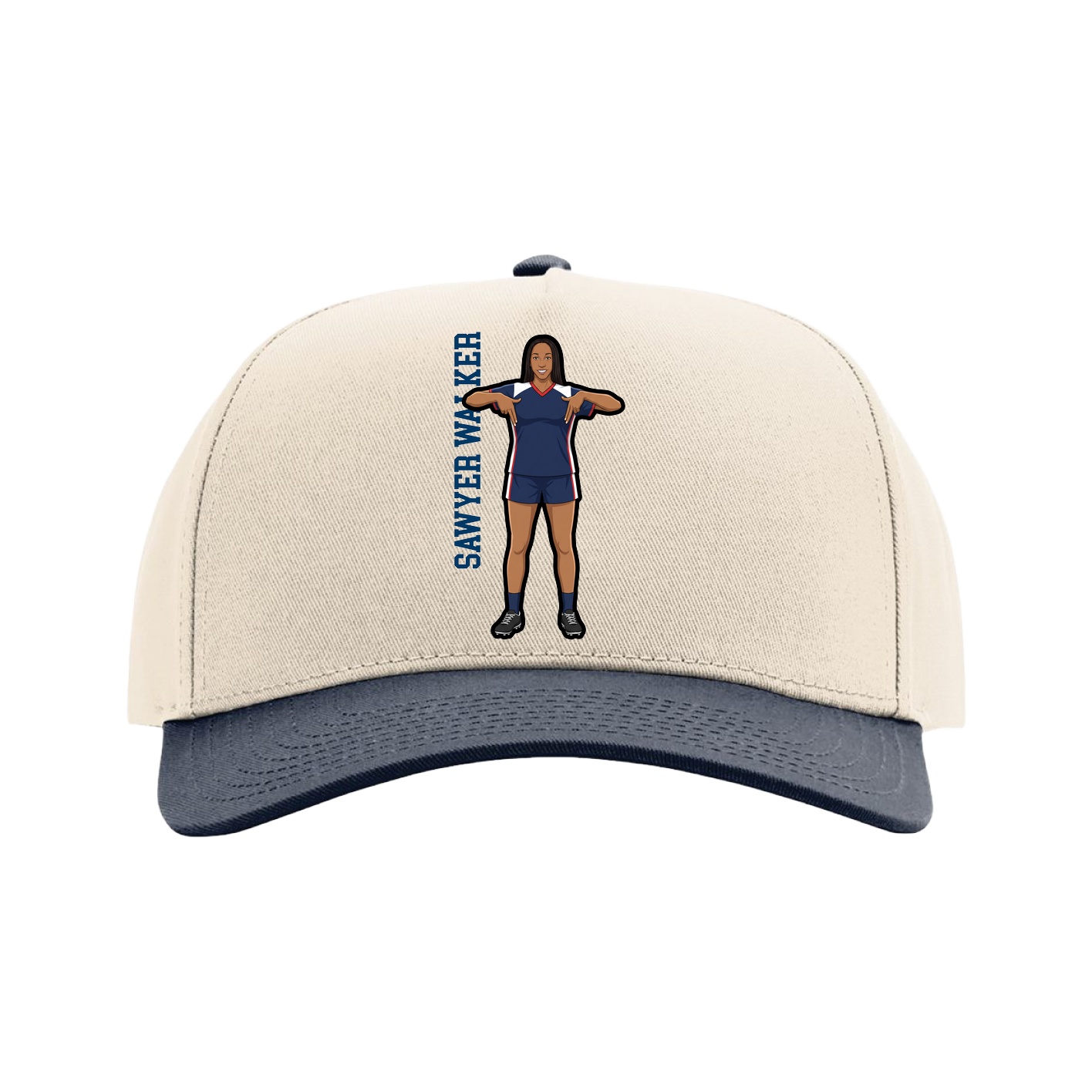 Full Fabric Five-Panel Champ Cap