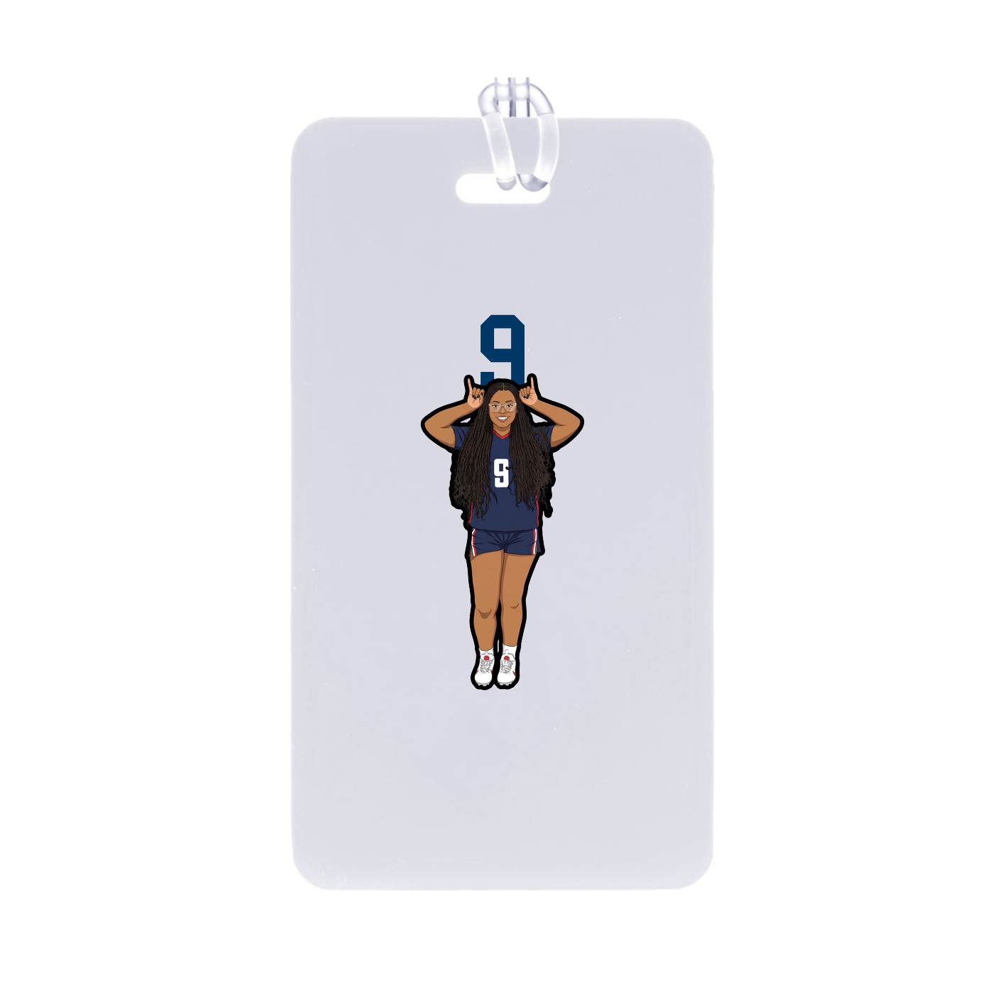 Bag Tag — Number Top in Classic