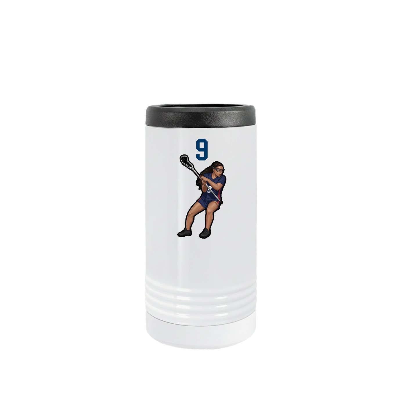Slim Beverage Holder — Number Top in White