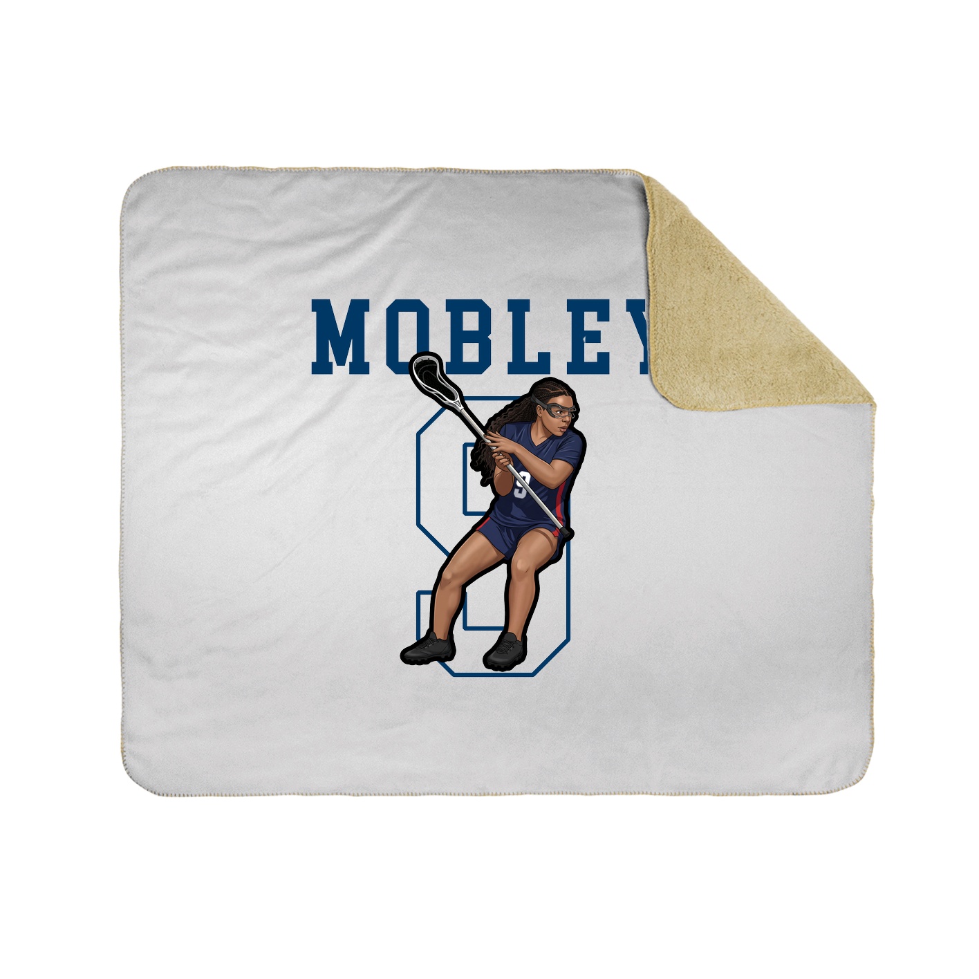 Throw Blanket — Shirsey in White