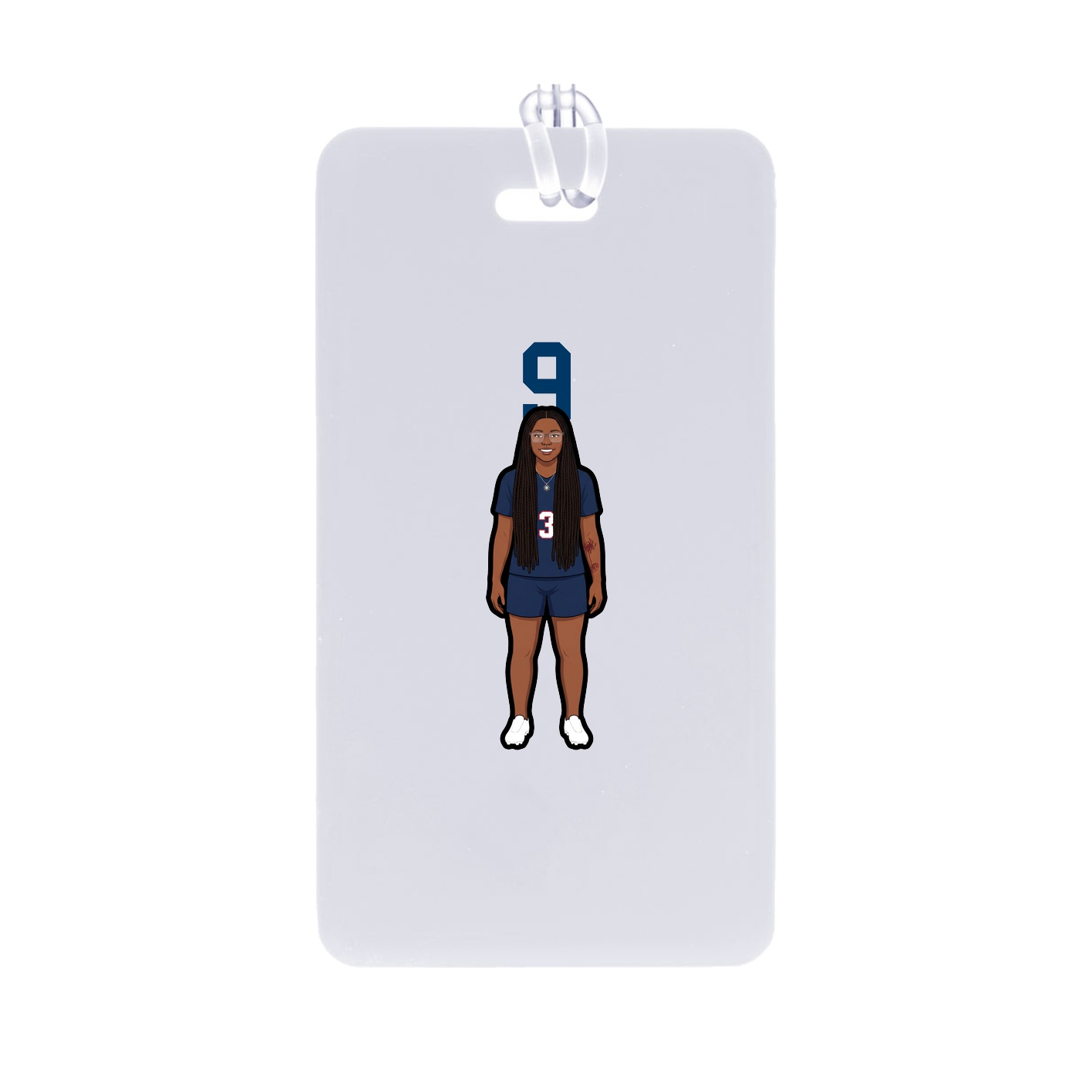 Bag Tag — Number Top in Classic