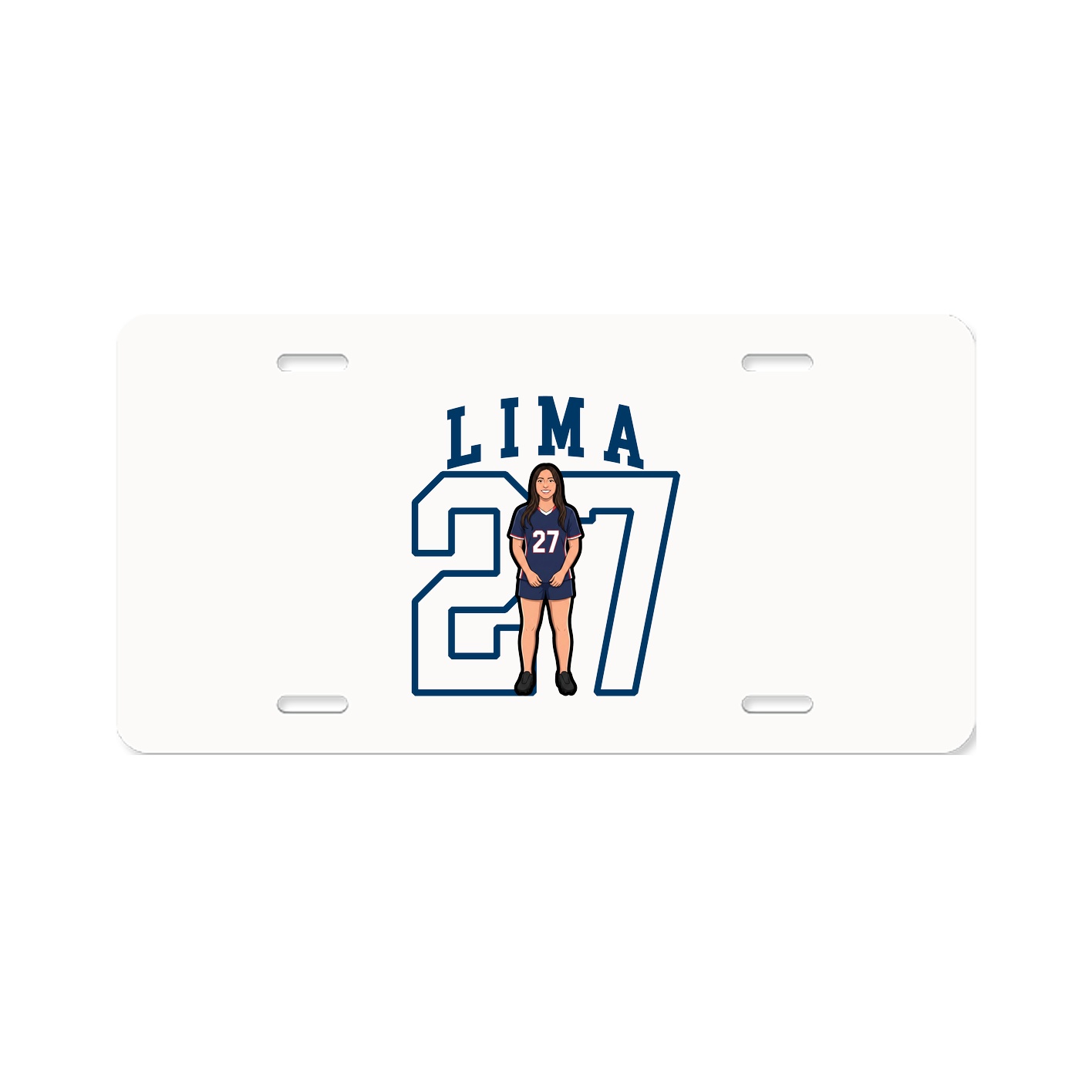 License Plate — Shirsey in Classic
