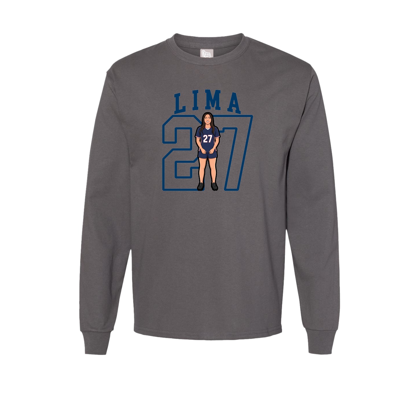 Long Sleeve Tee — Shirsey in Grey