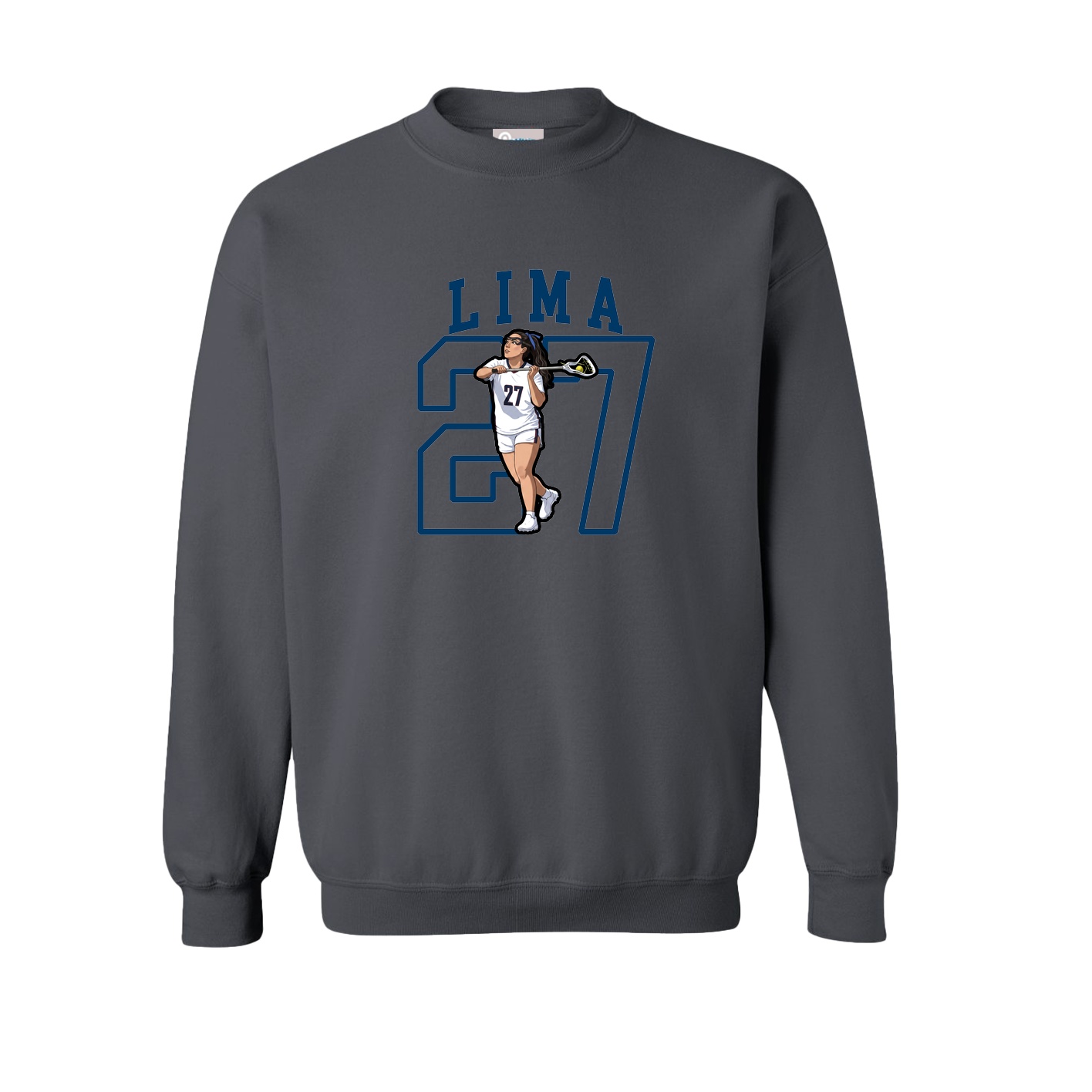 Fleece Crew — Shirsey in Grey