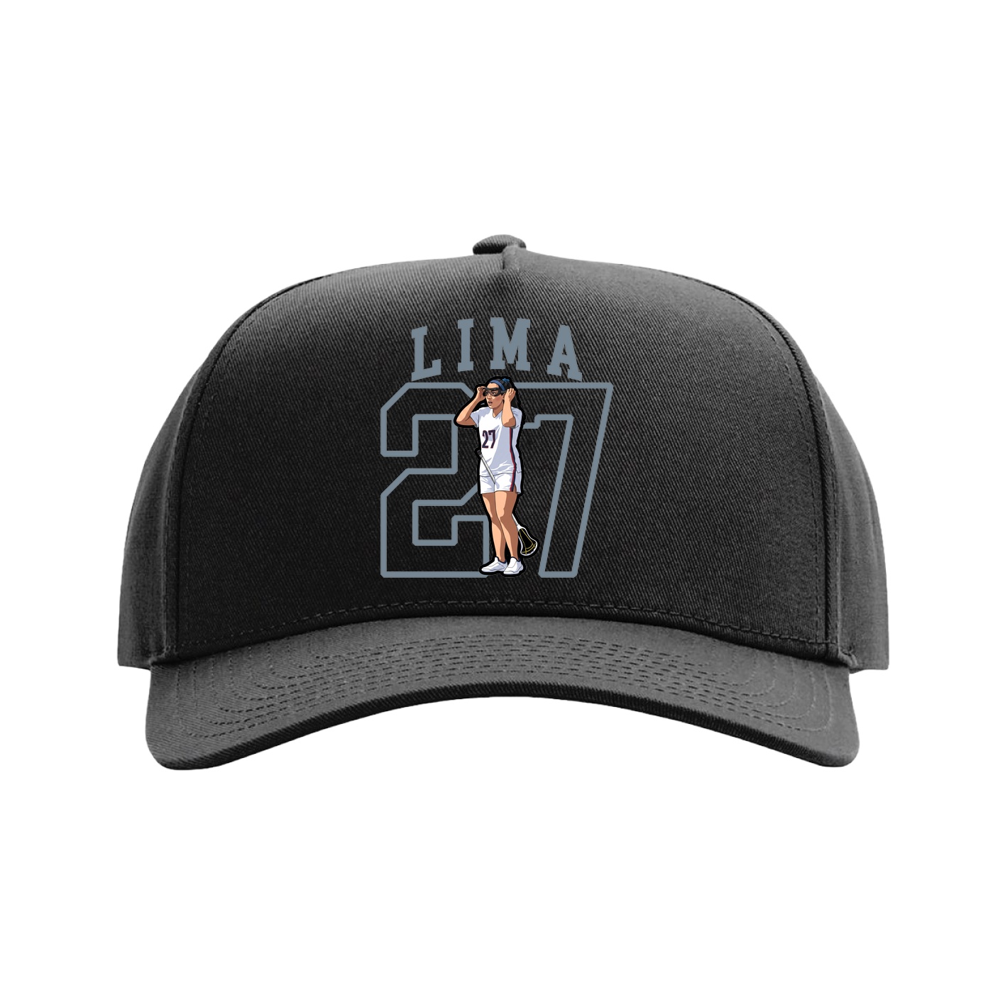 Full Fabric Five-Panel Champ Cap