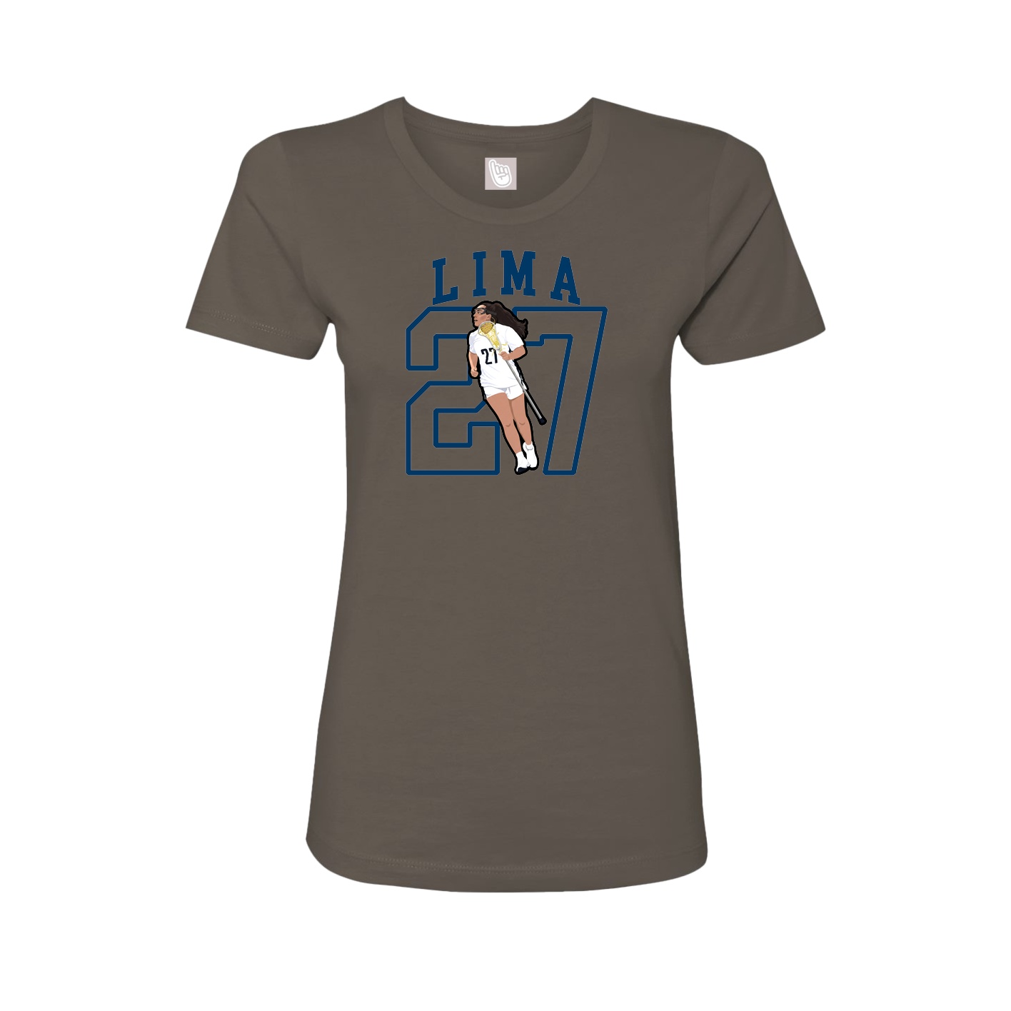 Fitted Women's Tee — Shirsey in Grey
