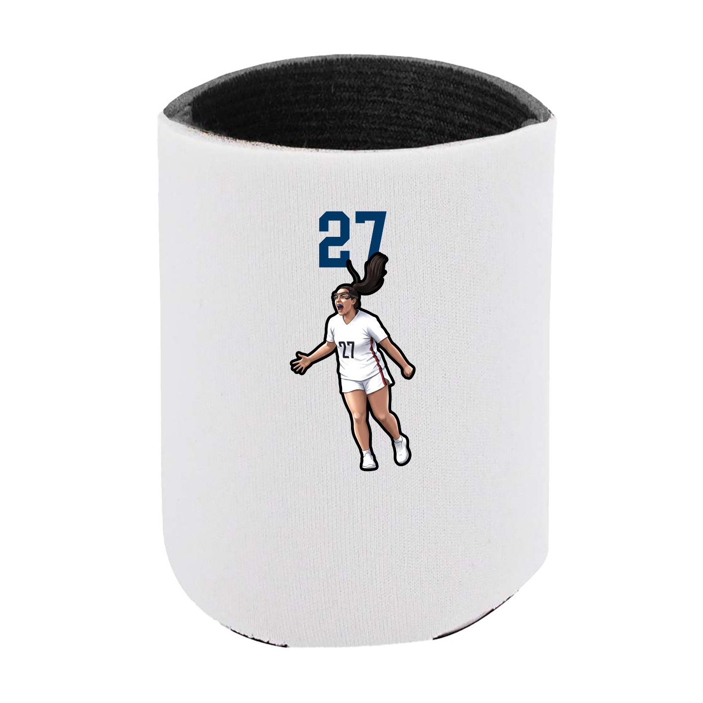 Can Holder — Number Top in White