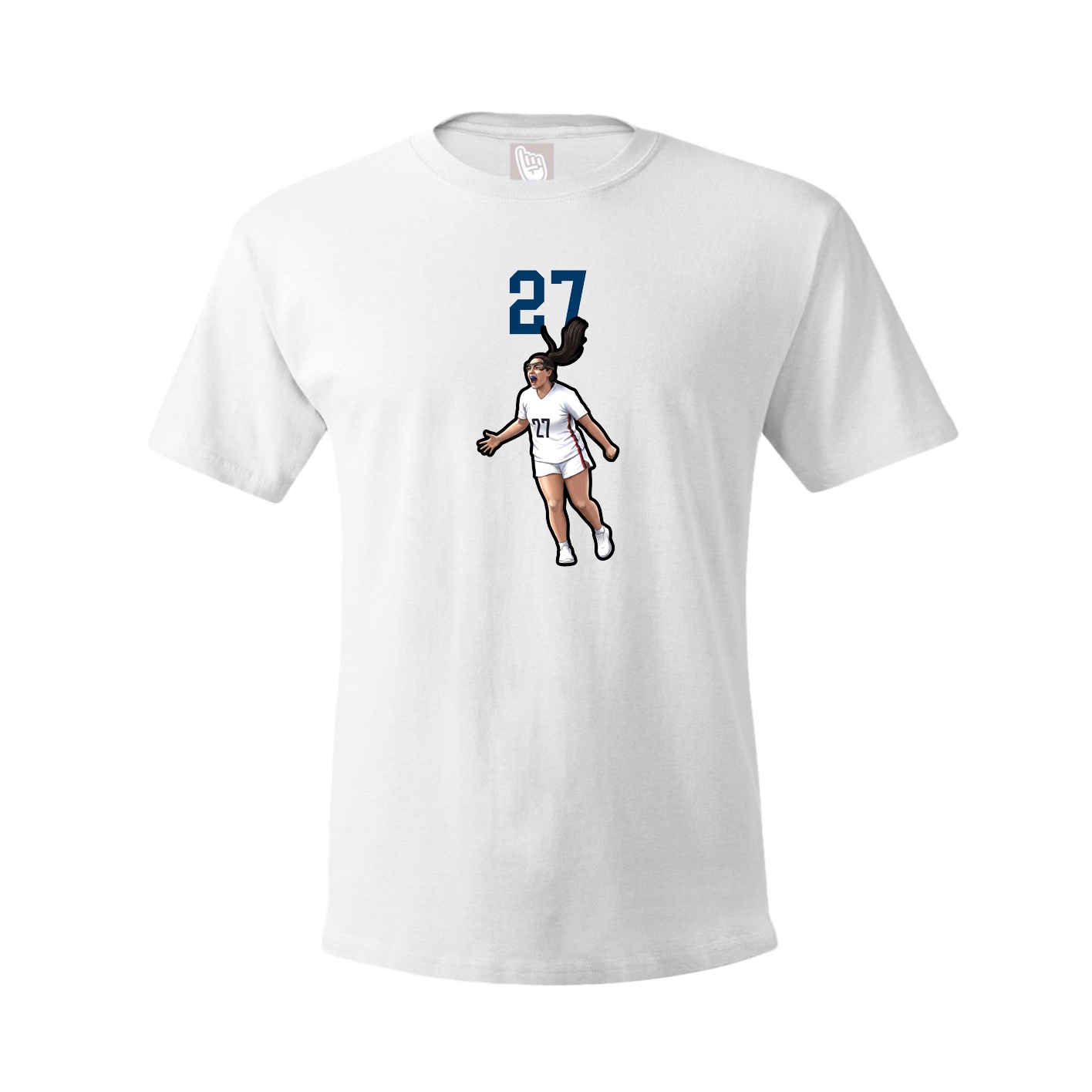 Tee — Number Top in White