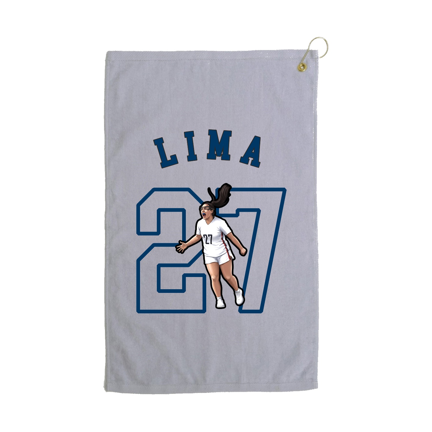 Golf Towel — Shirsey Arch in Grey