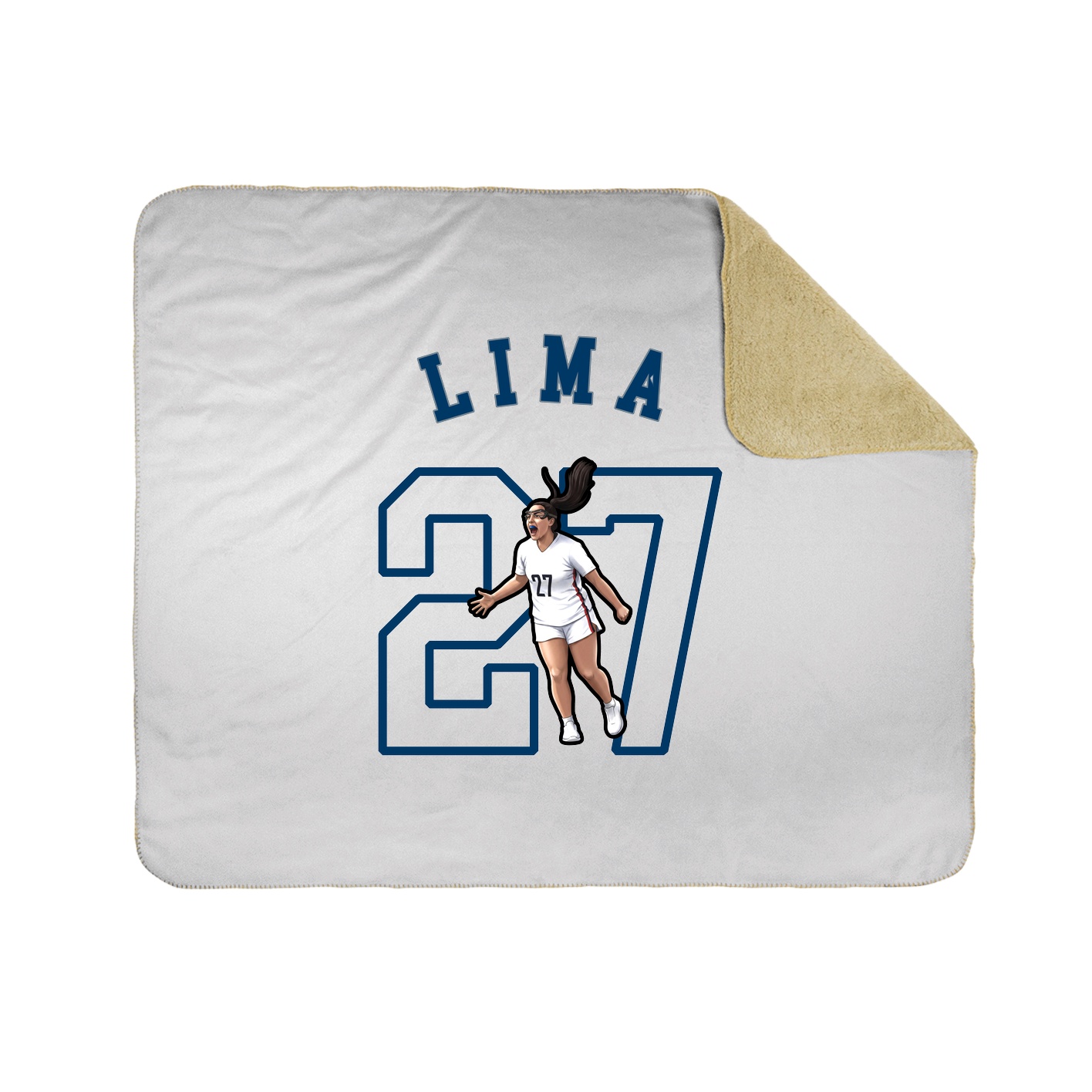 Throw Blanket — Shirsey Arch in White