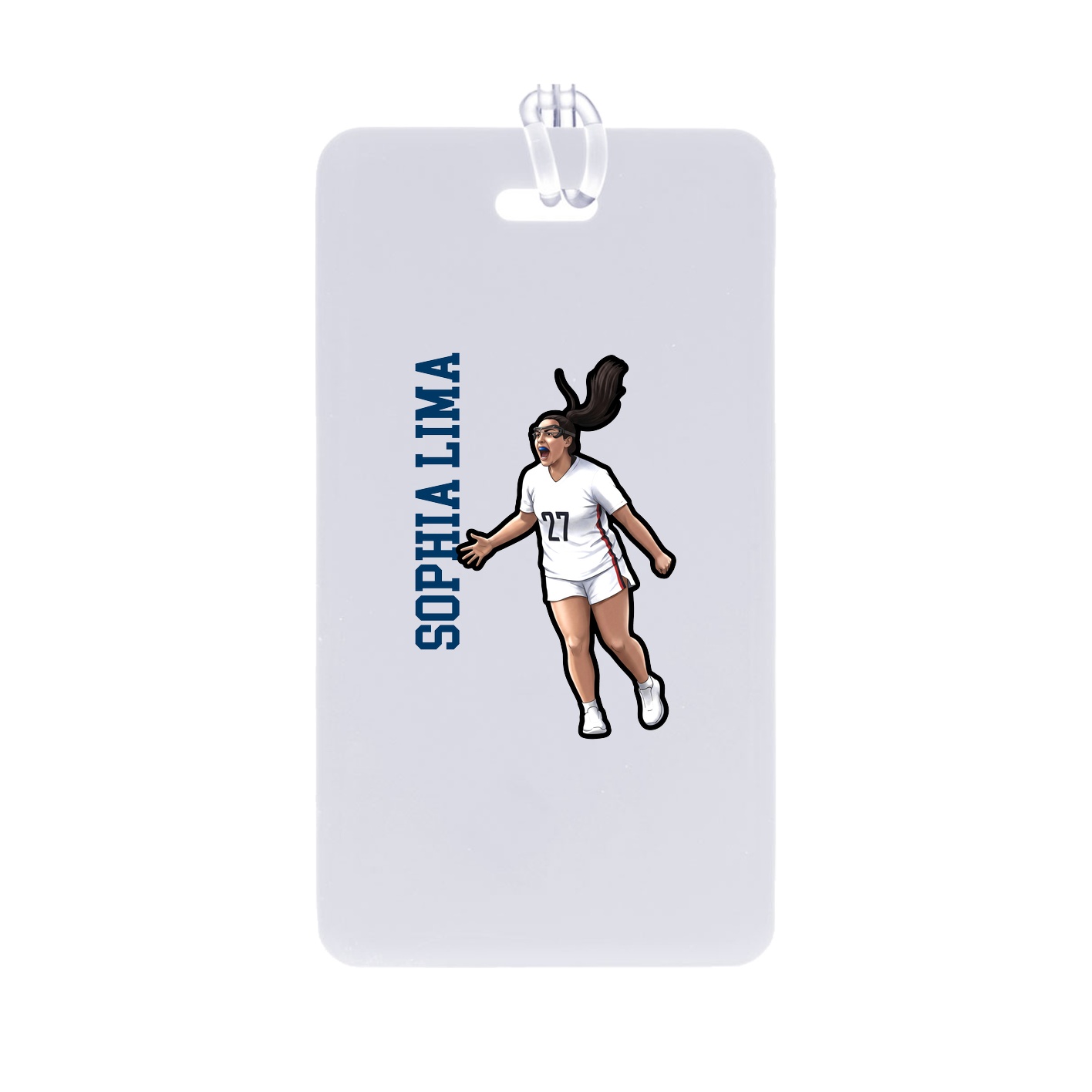 Bag Tag — Name Vertical in Classic