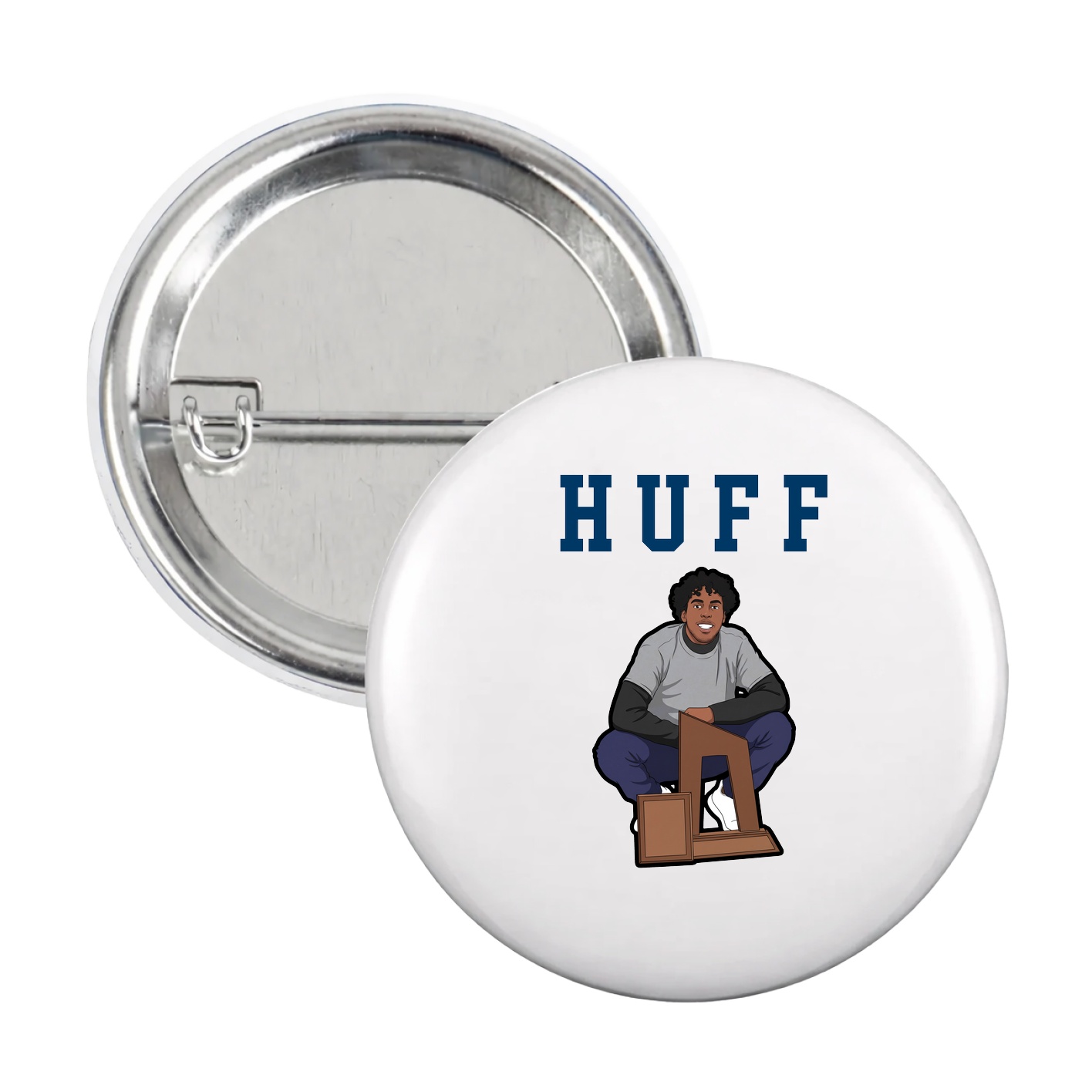 Game Day Button — Shirsey in White