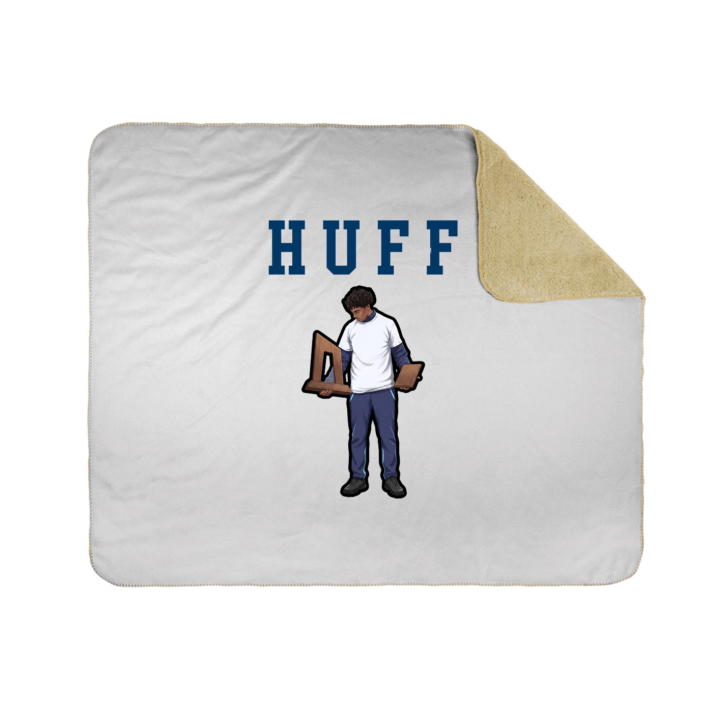 Throw Blanket — Shirsey in White