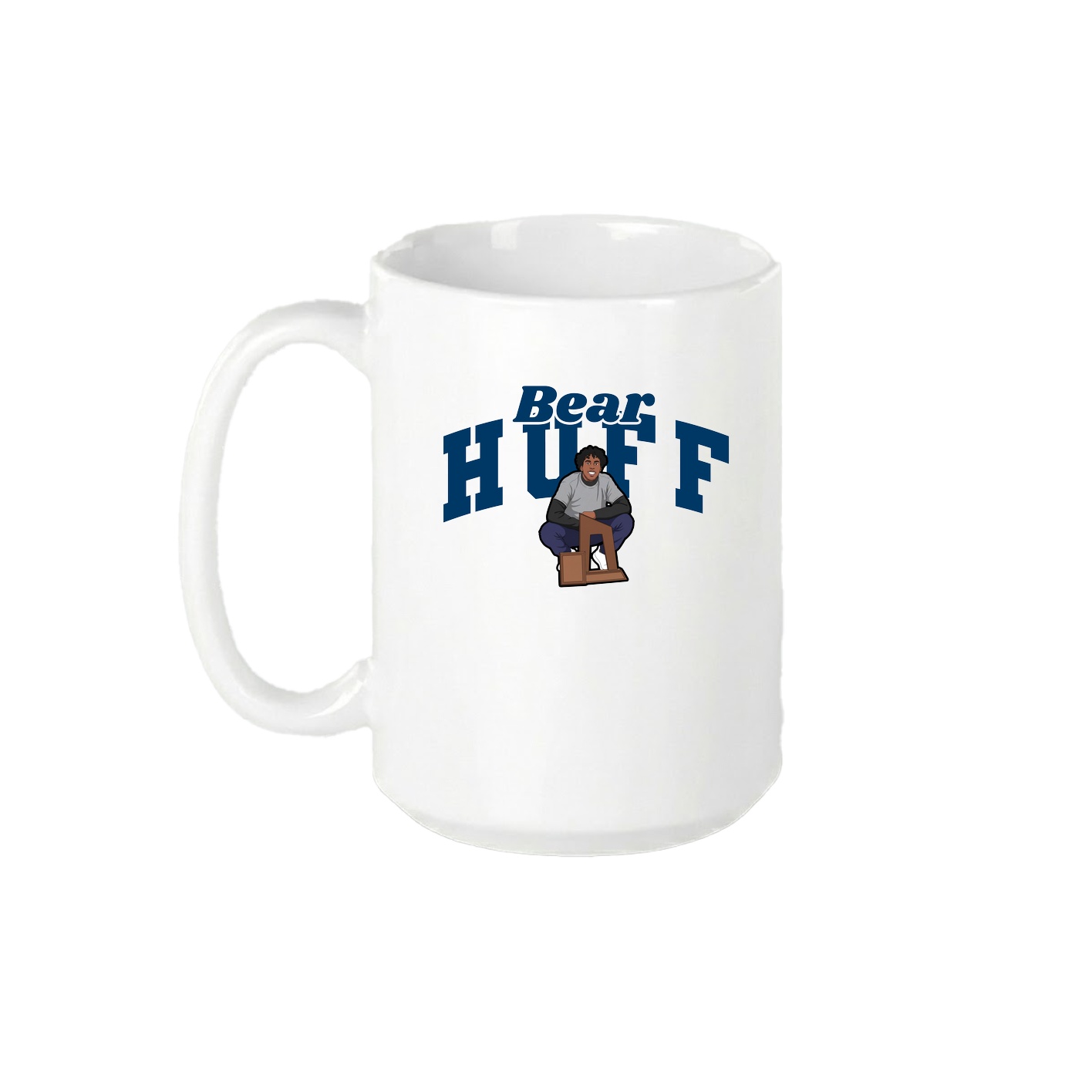 15oz Coffee Mug — Signature Arch in White