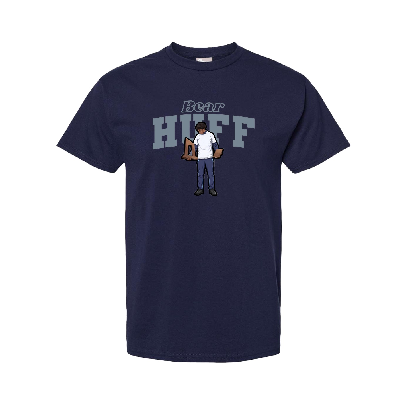 Youth Tee — Name Arch in Navy