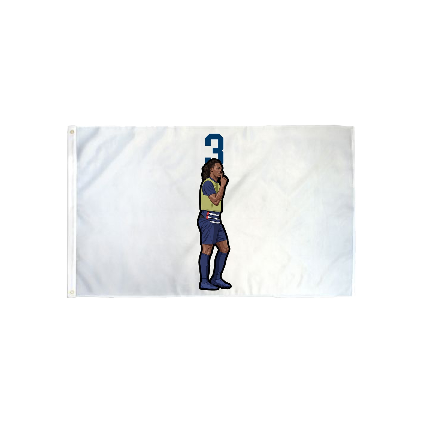 3x5 Flag — Number Top in Classic