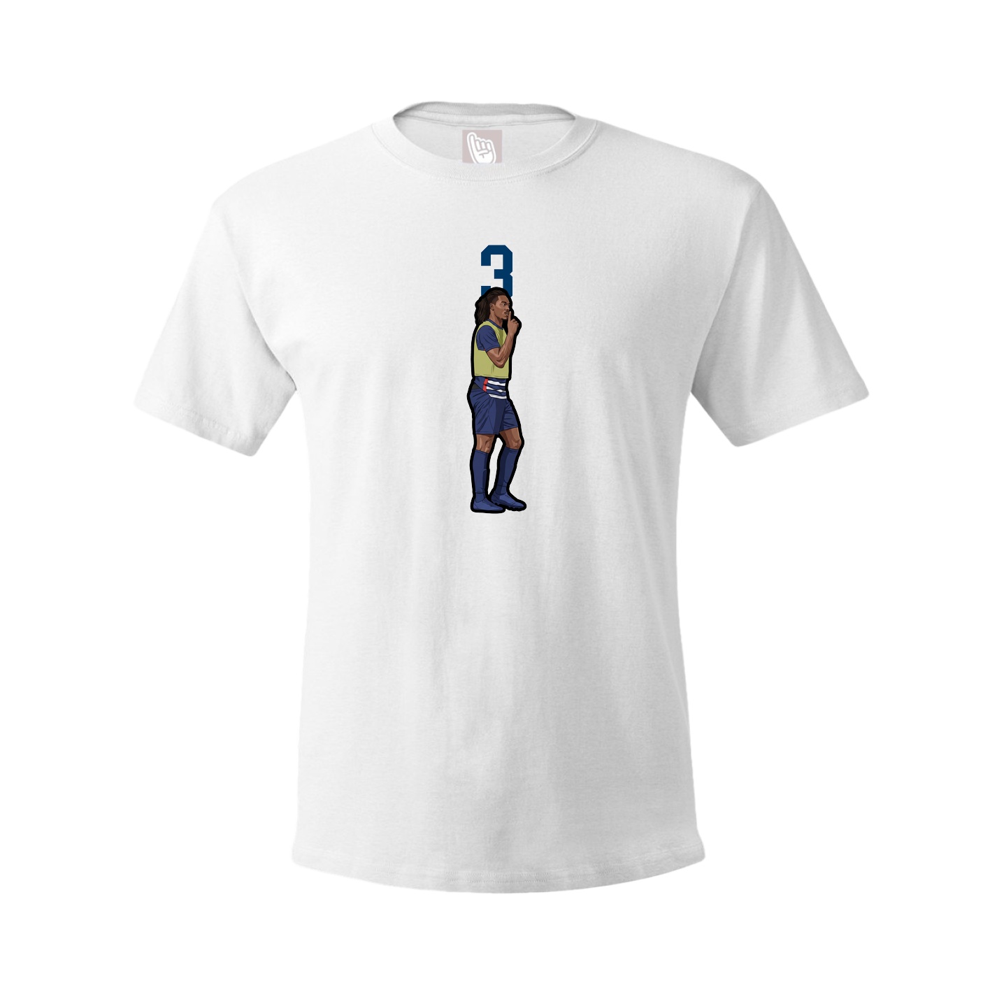 Tee — Number Top in White