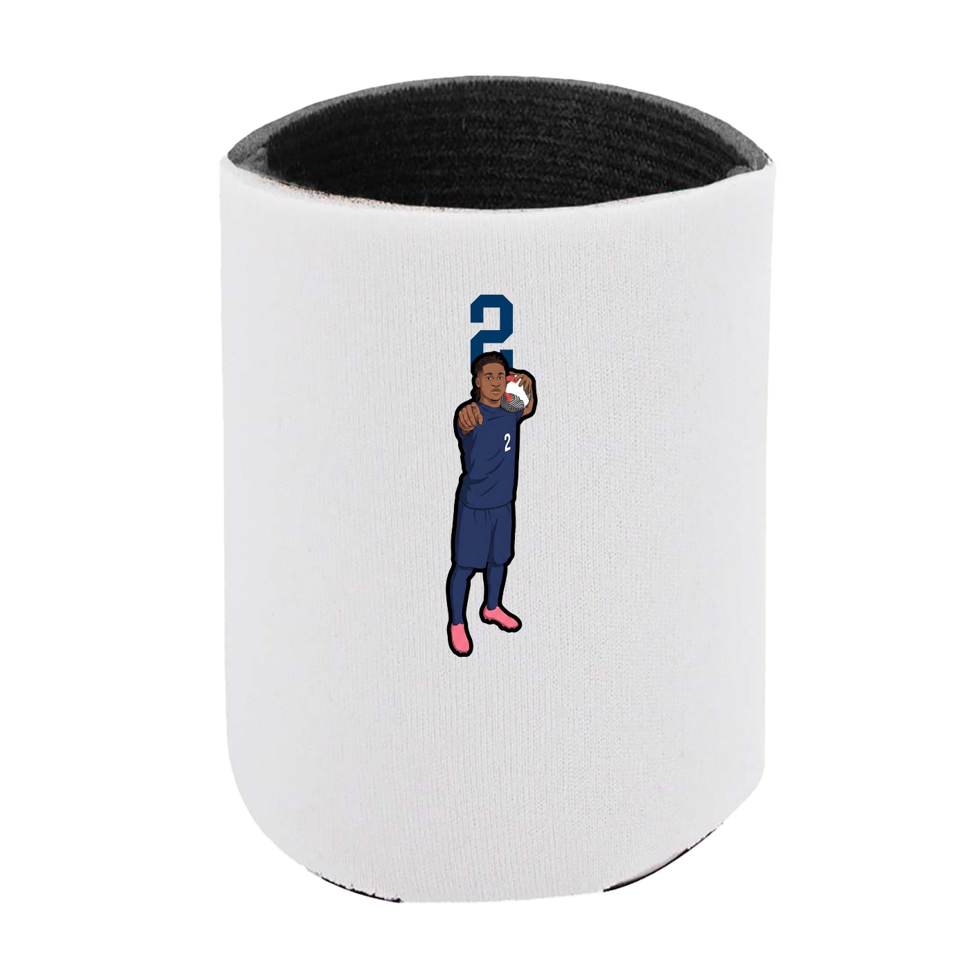 Can Holder — Number Top in White