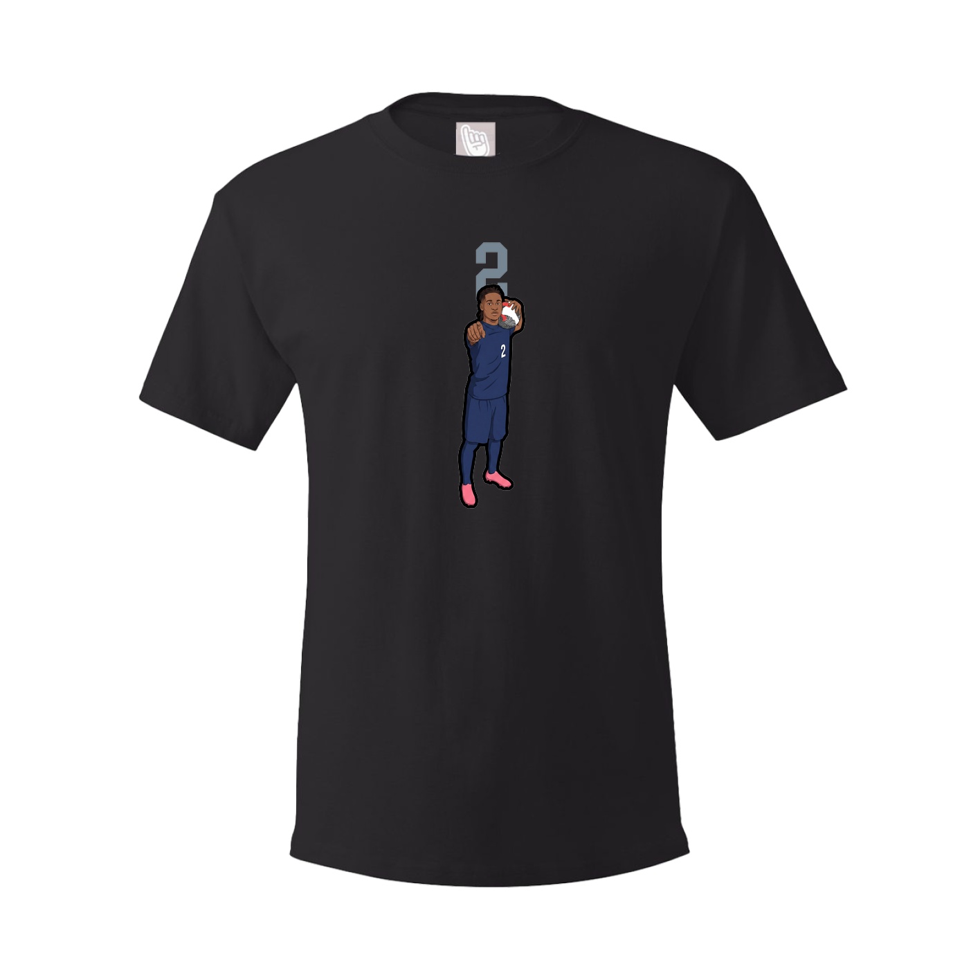 Tee — Number Top in Black