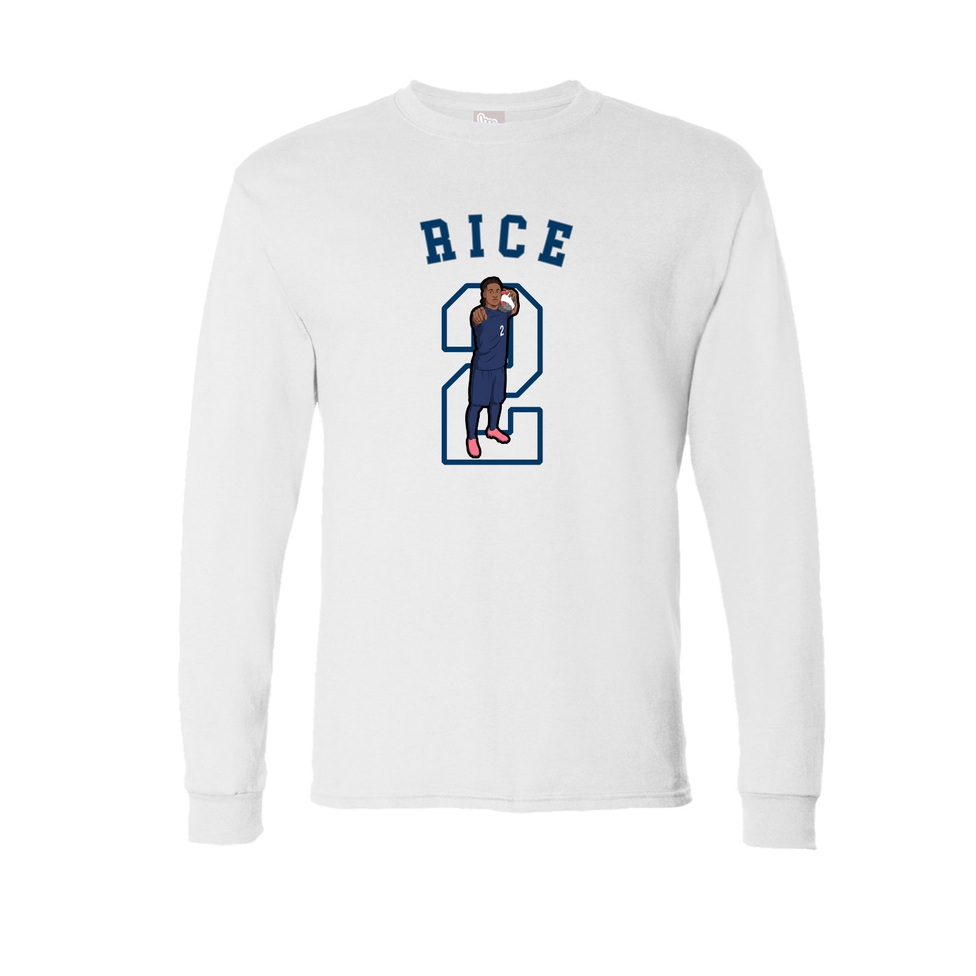 Long Sleeve Tee — Shirsey Arch in White